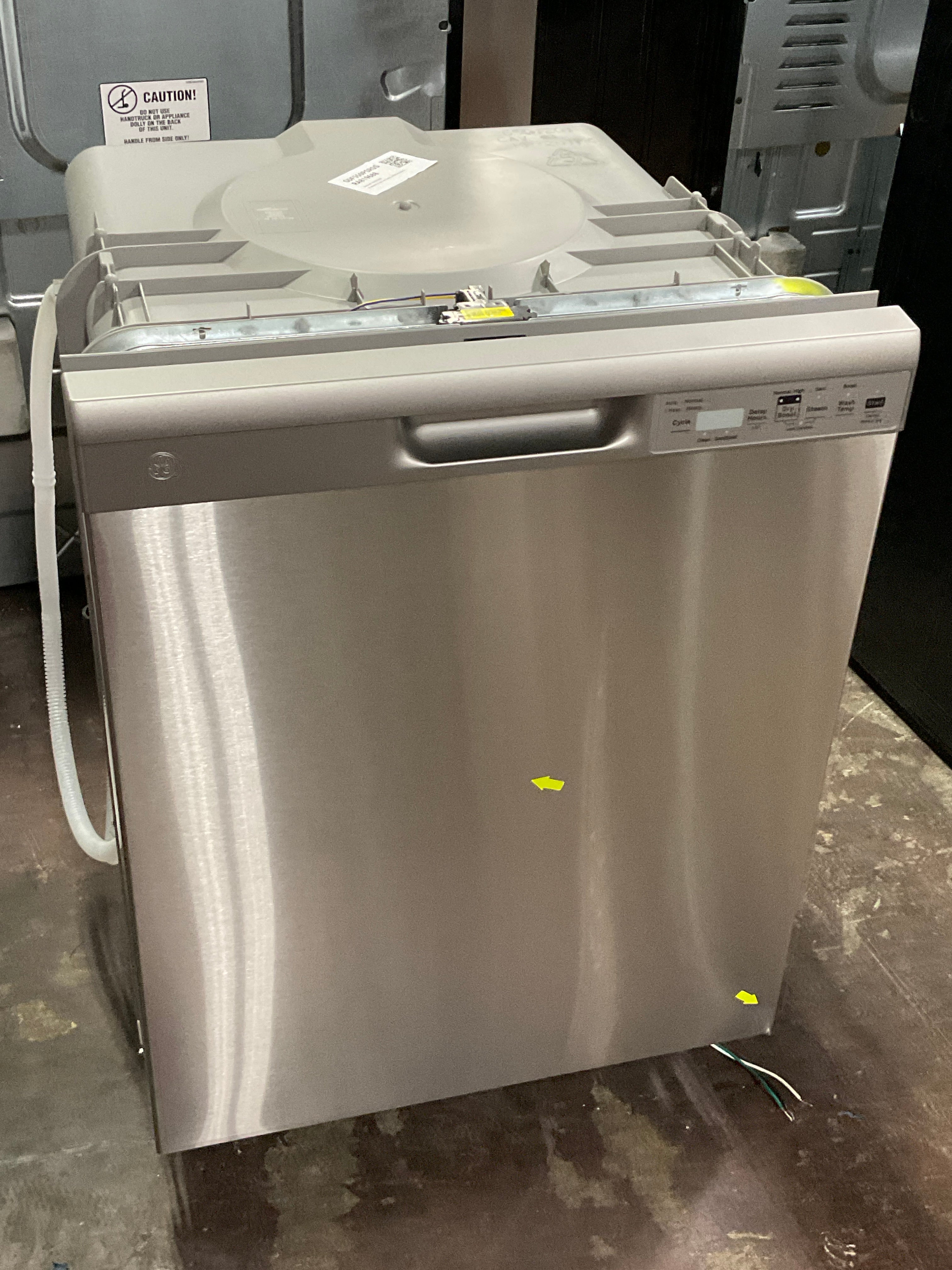 Front view, doors closed