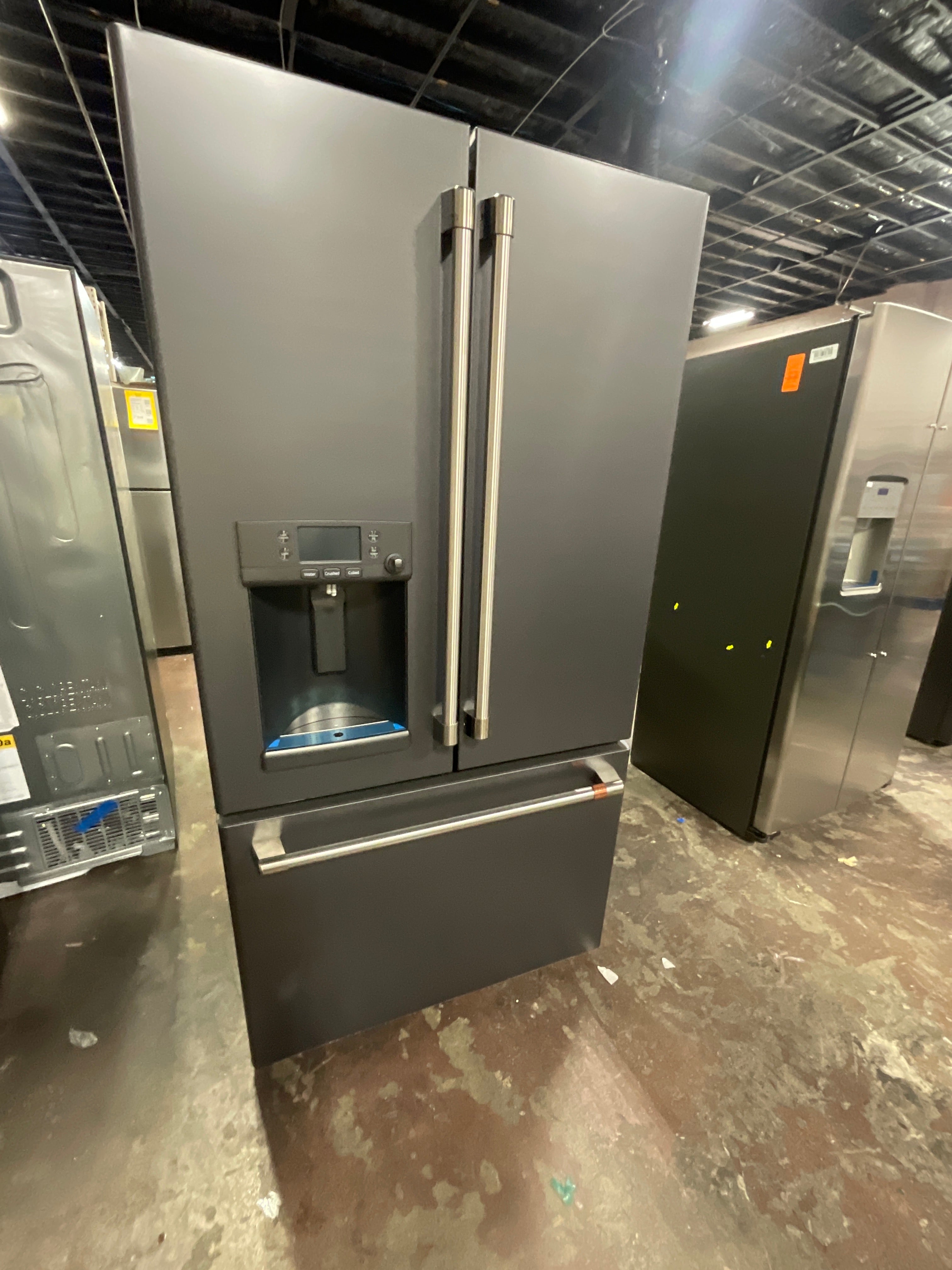 Front view, door closed