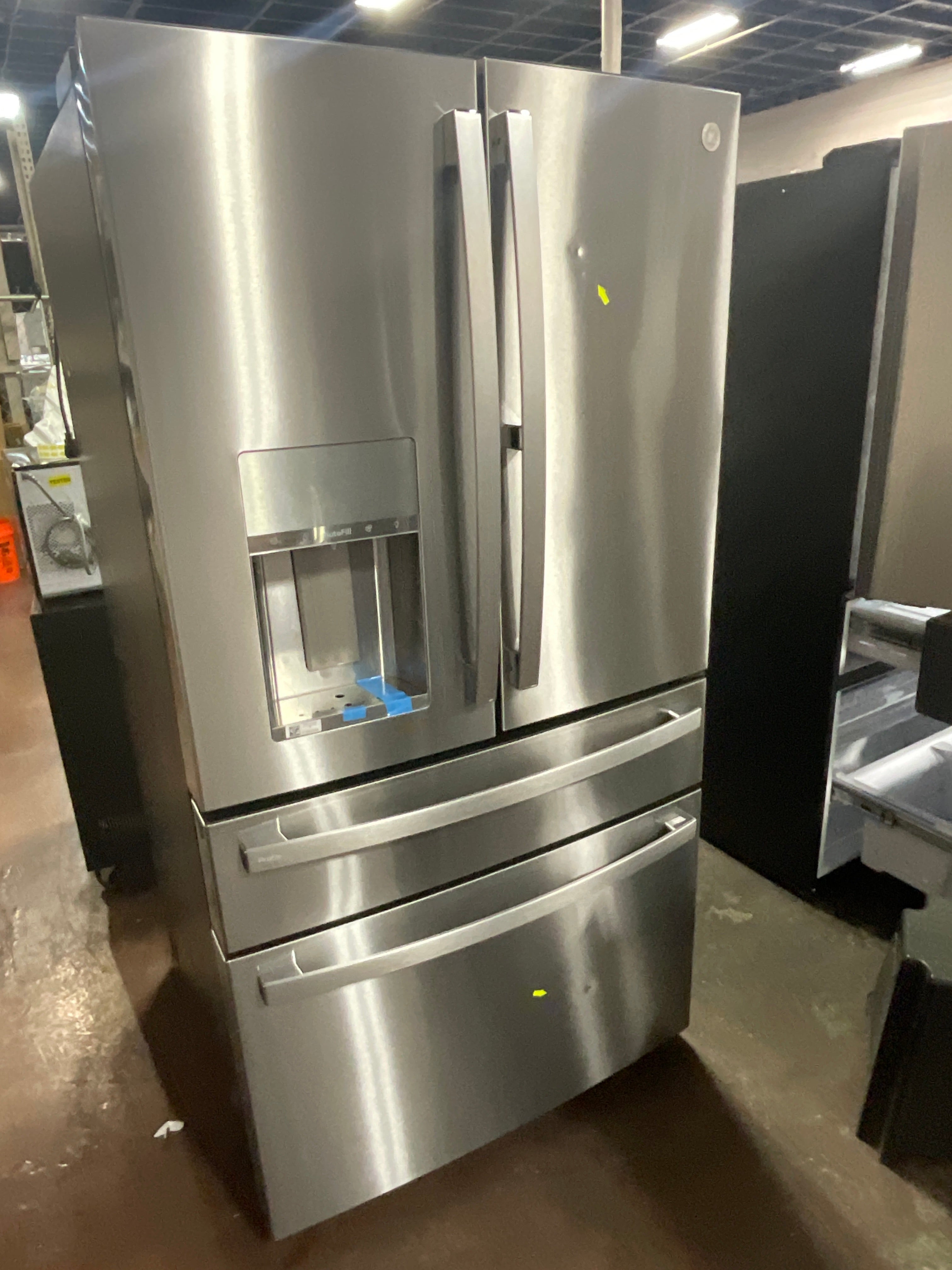 Front view, door closed