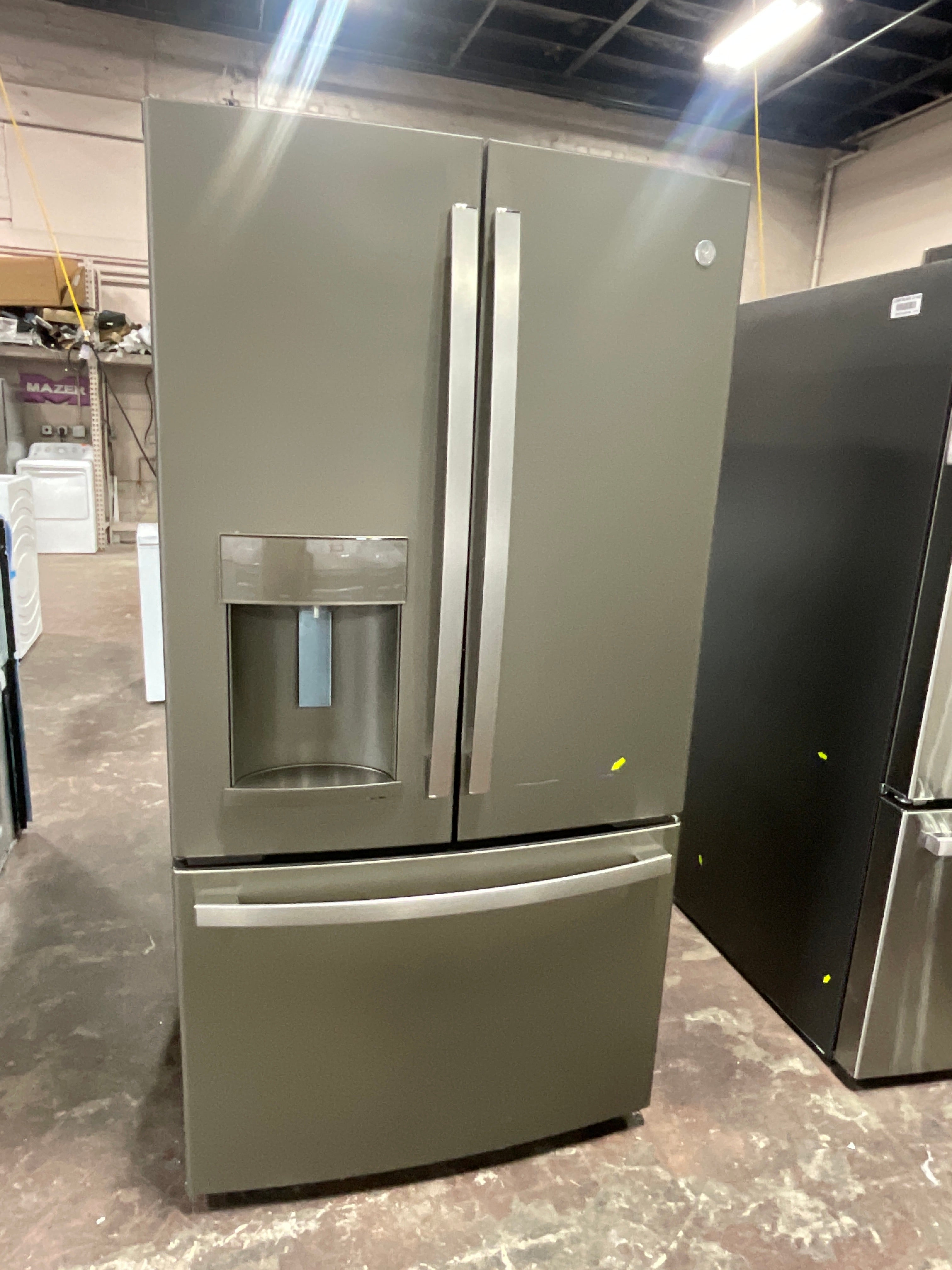 Front view, door closed