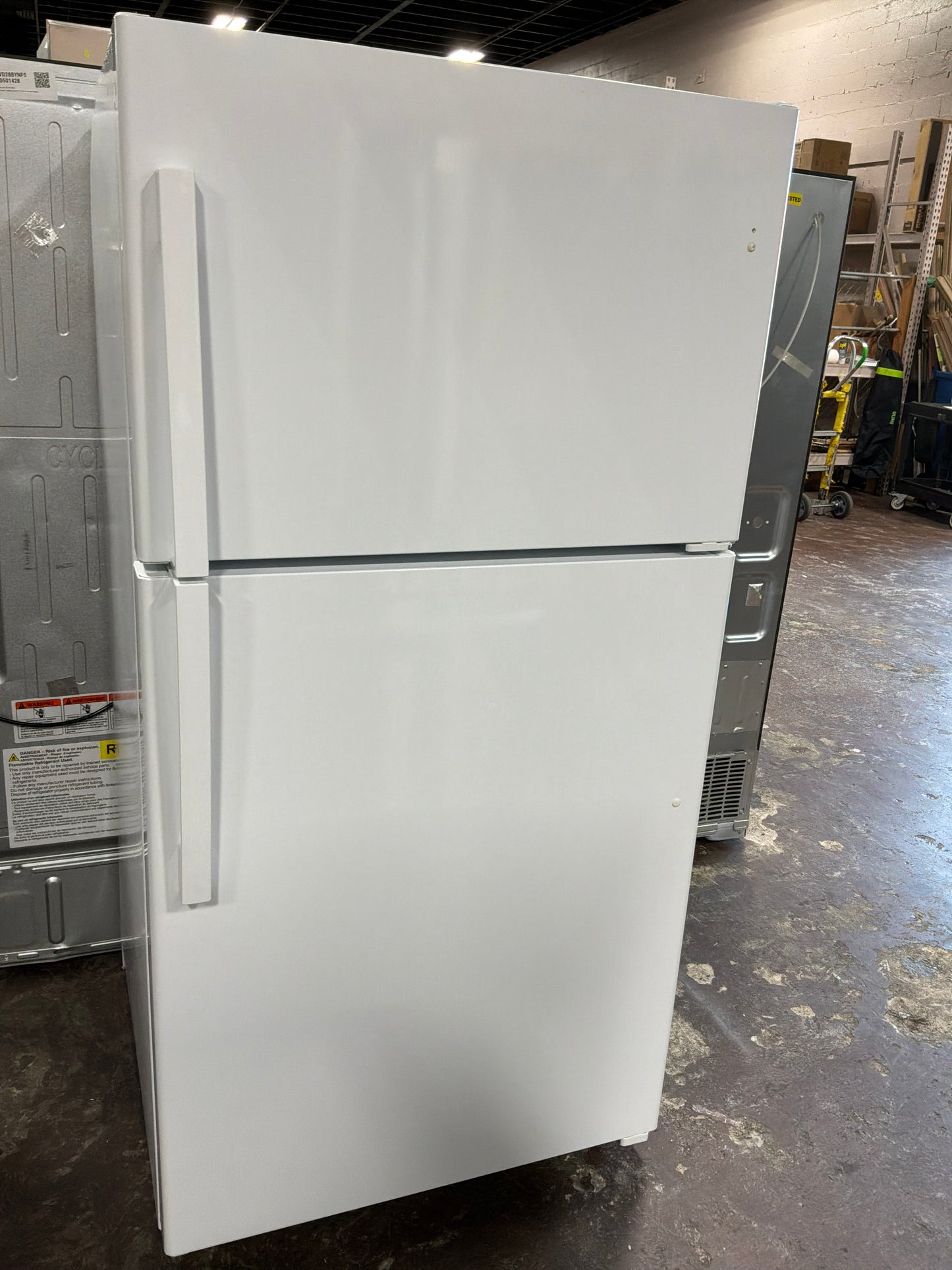 Front view, door closed