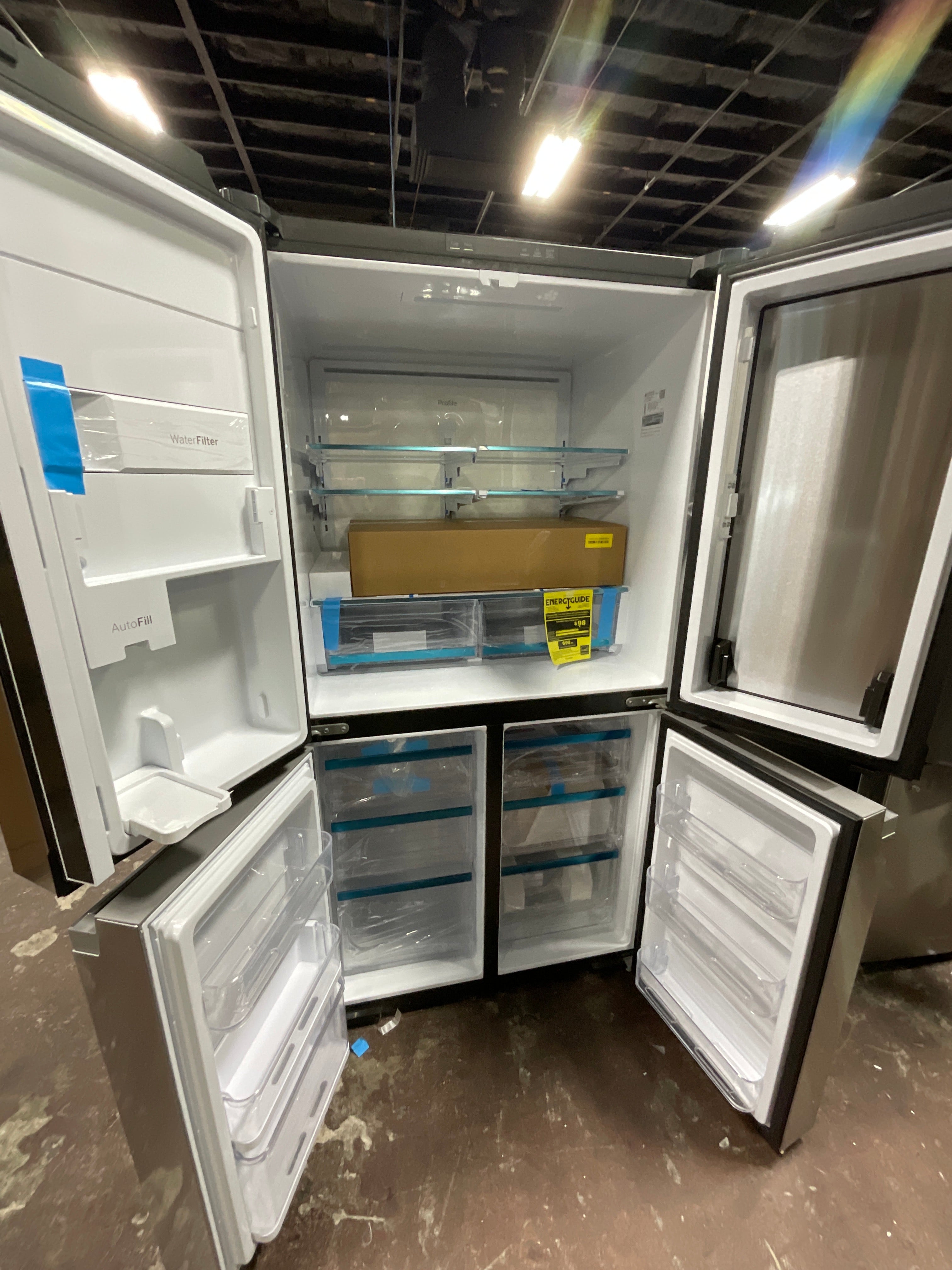 GE Profile™ ENERGY STAR® 28.4 Cu. Ft. Quad-Door Refrigerator