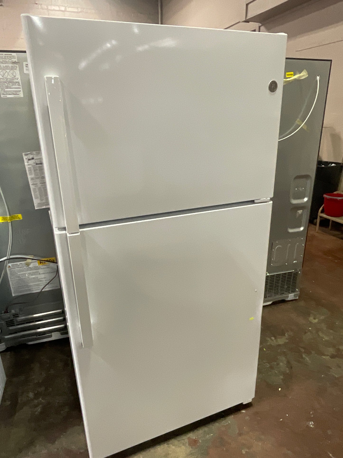 Front view, door closed