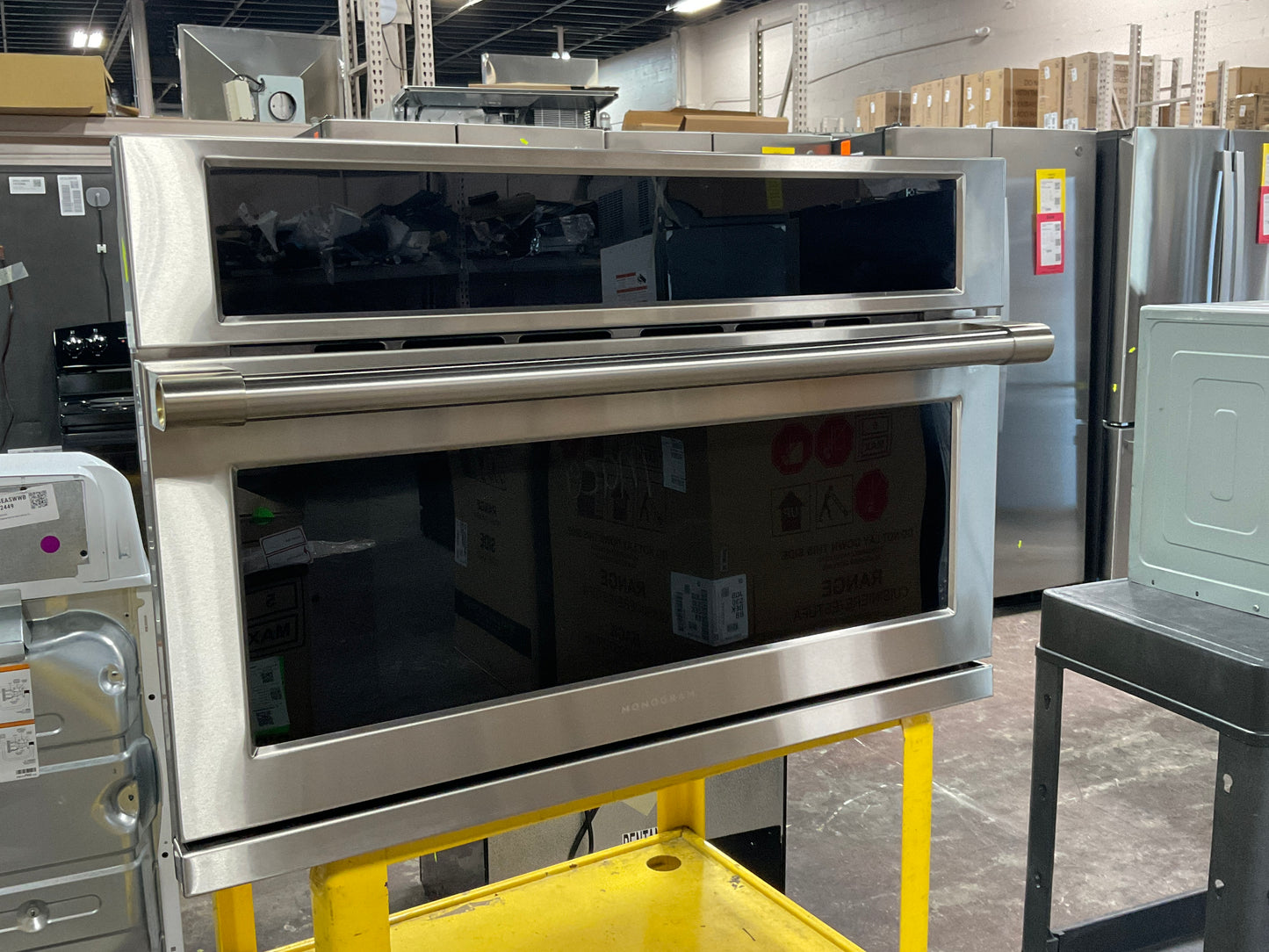 Front view, door closed