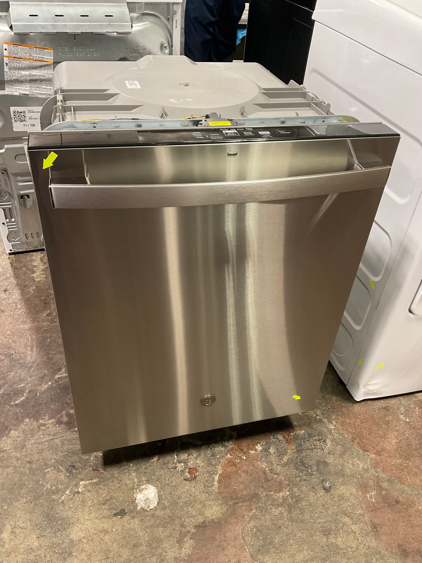 Front view, doors closed