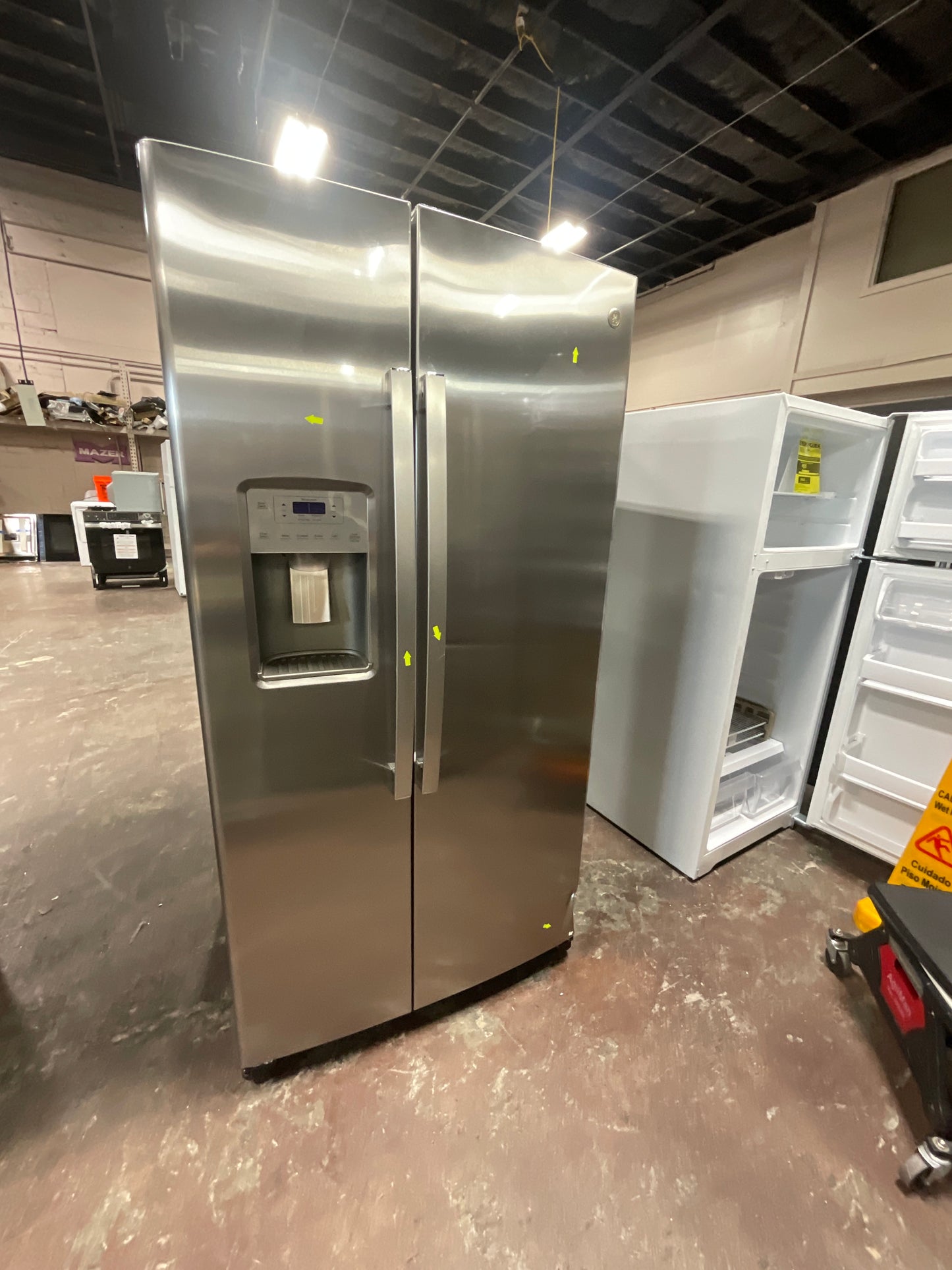 Front view, door closed