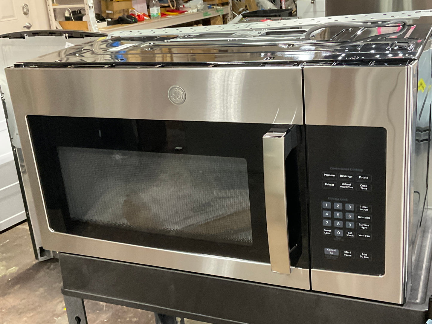 Front view, door closed