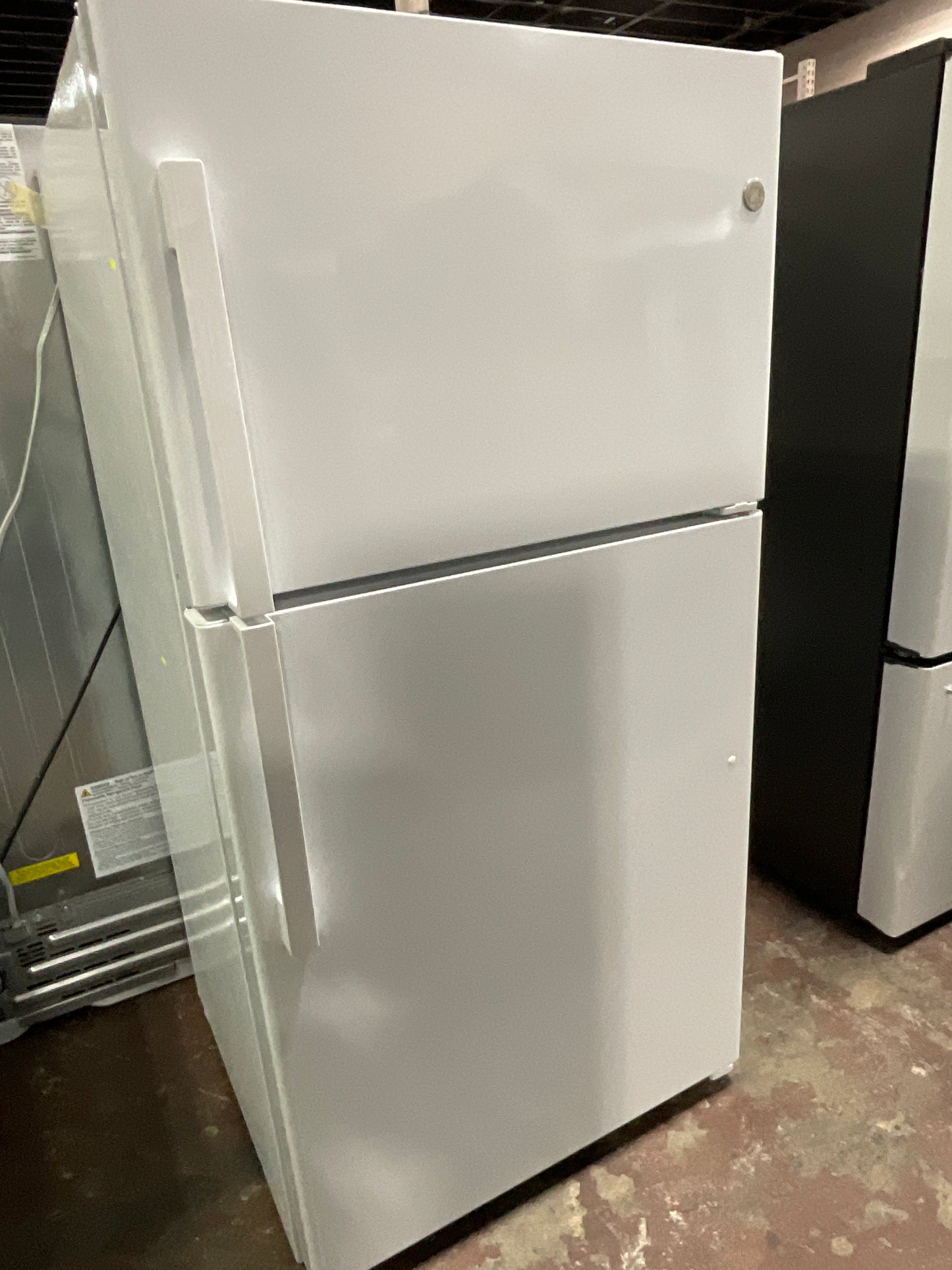 Front view, door closed