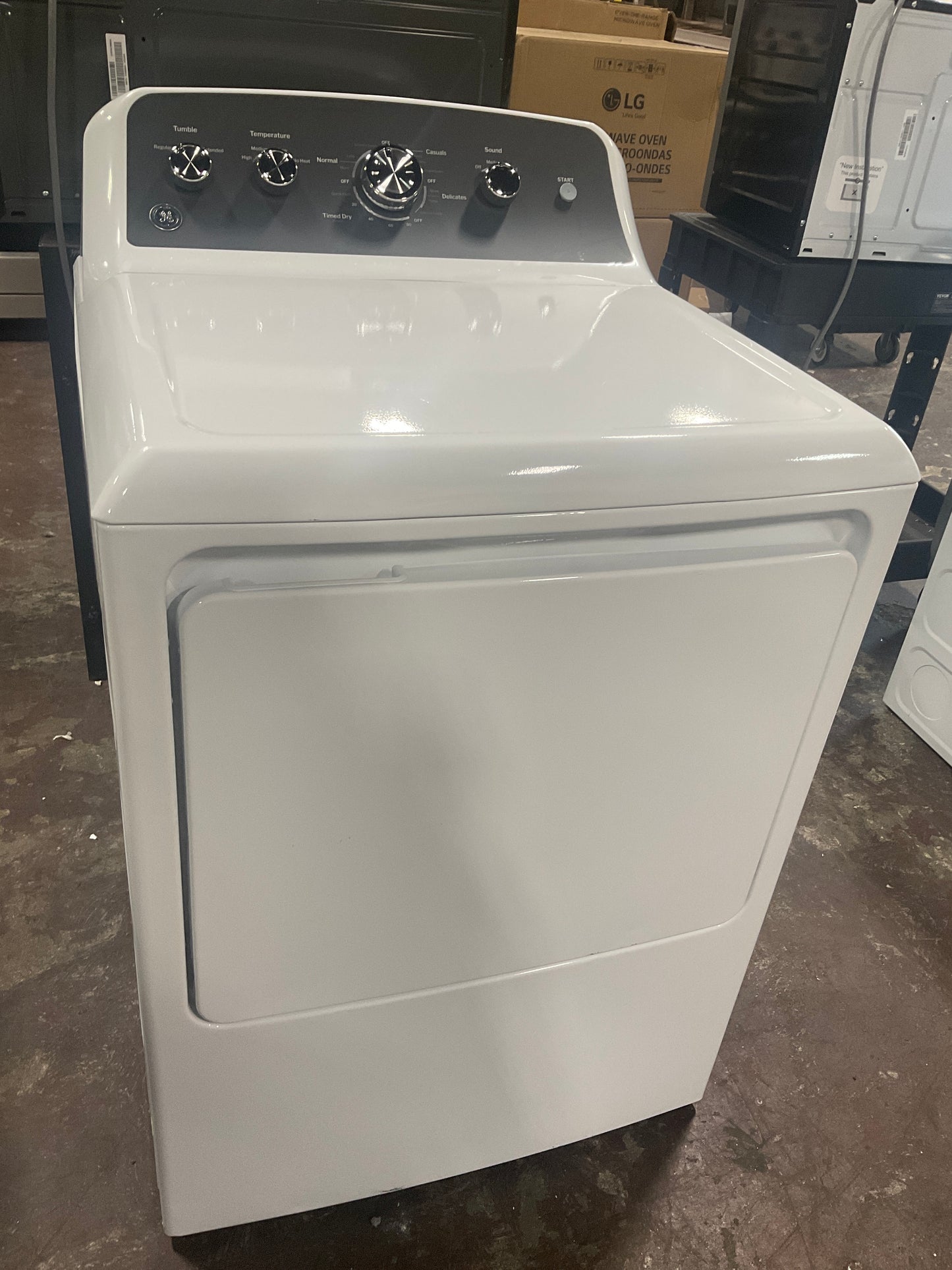 Front view, door closed