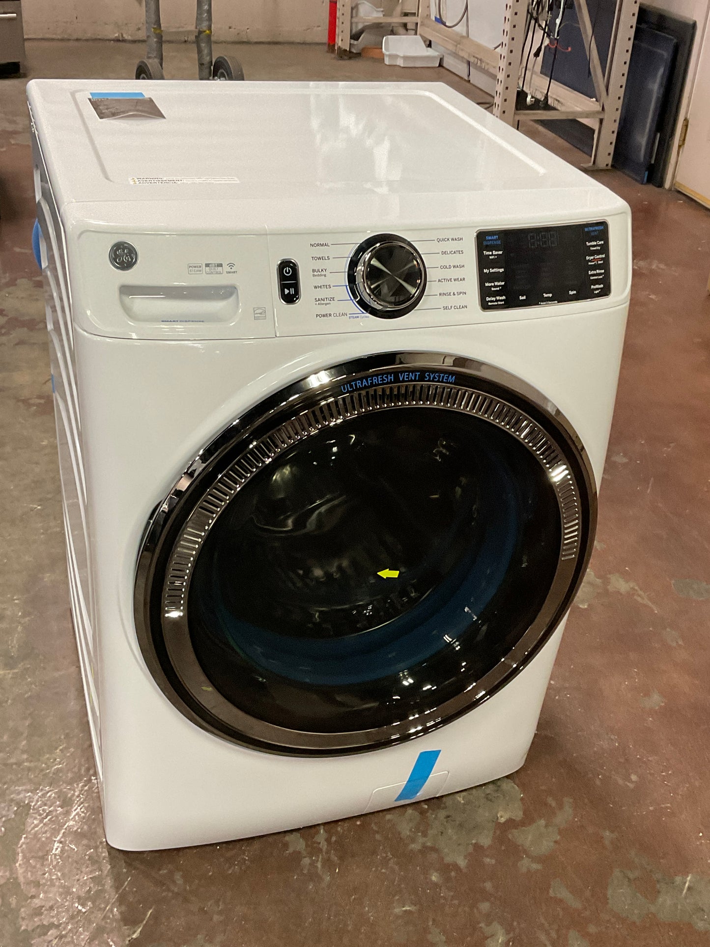 Front view, door closed