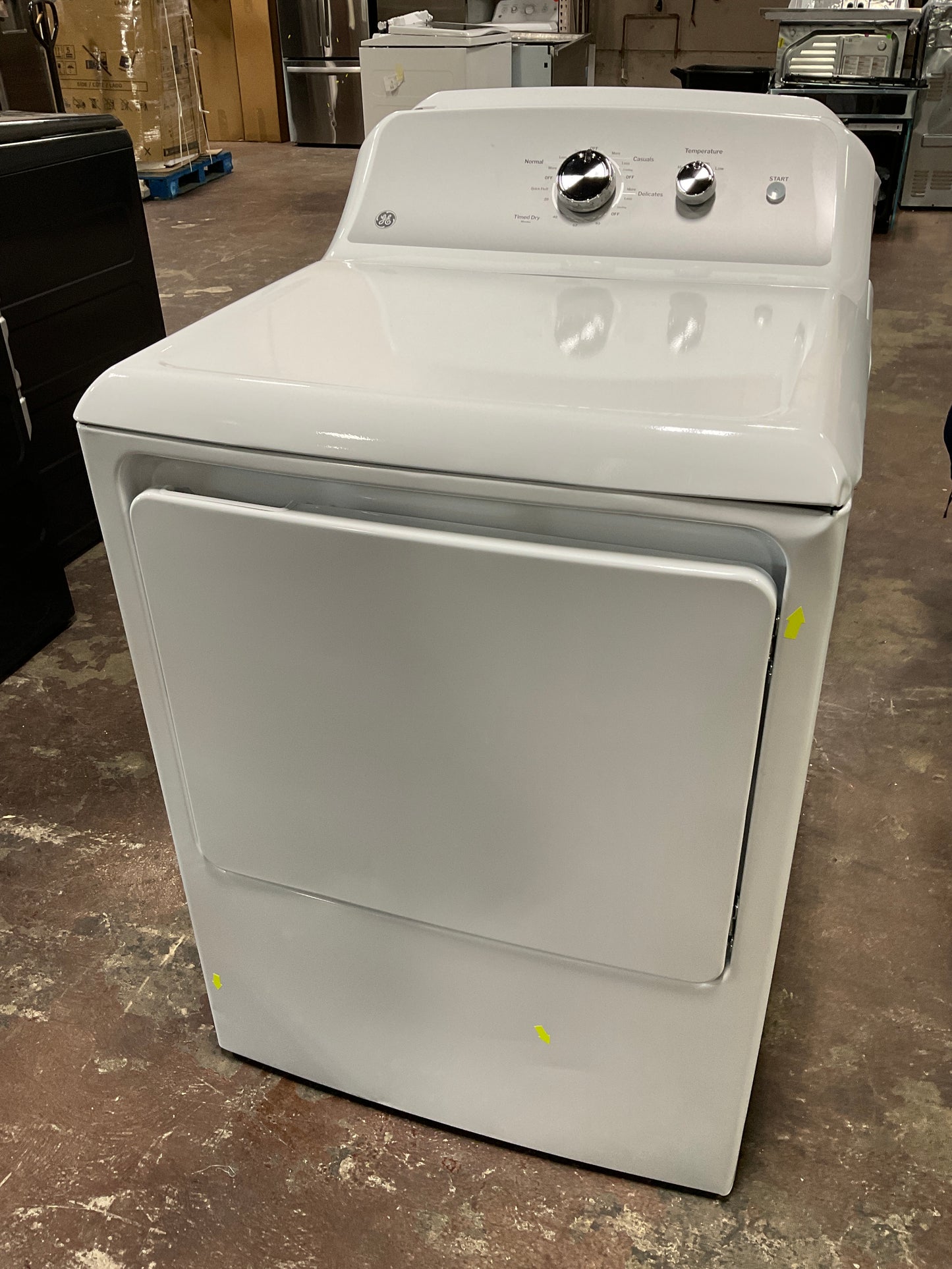 Front view, door closed