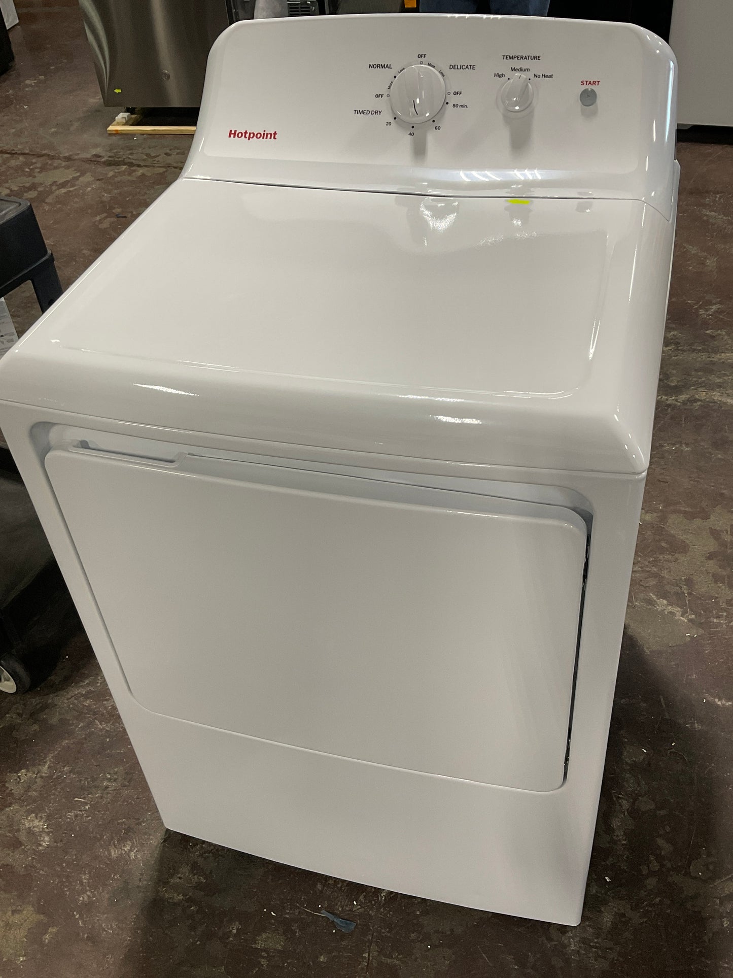 Front view, door closed