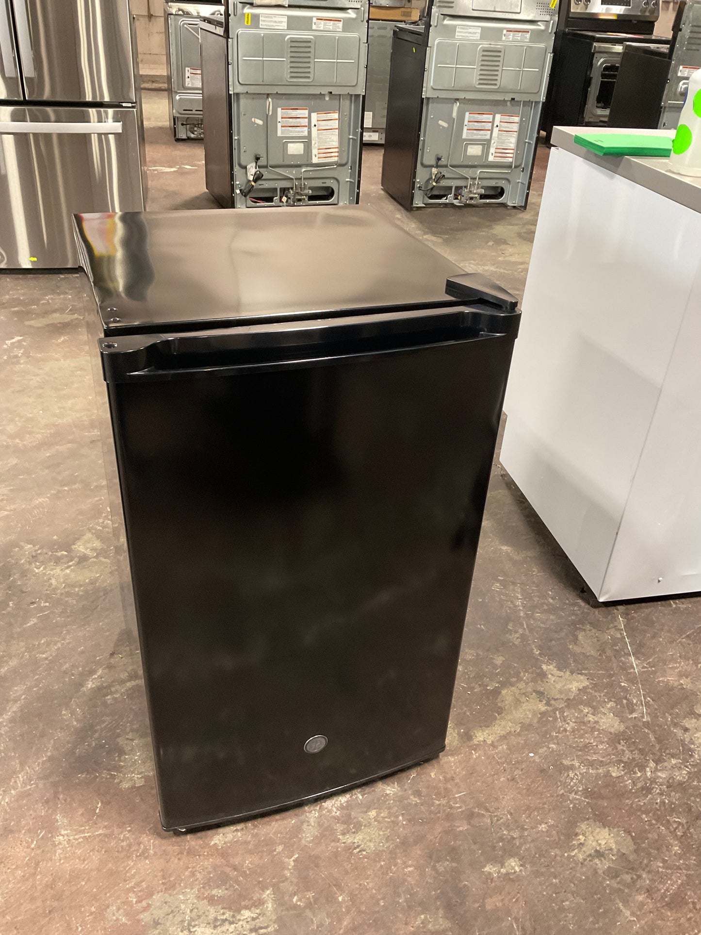 Front view, door closed