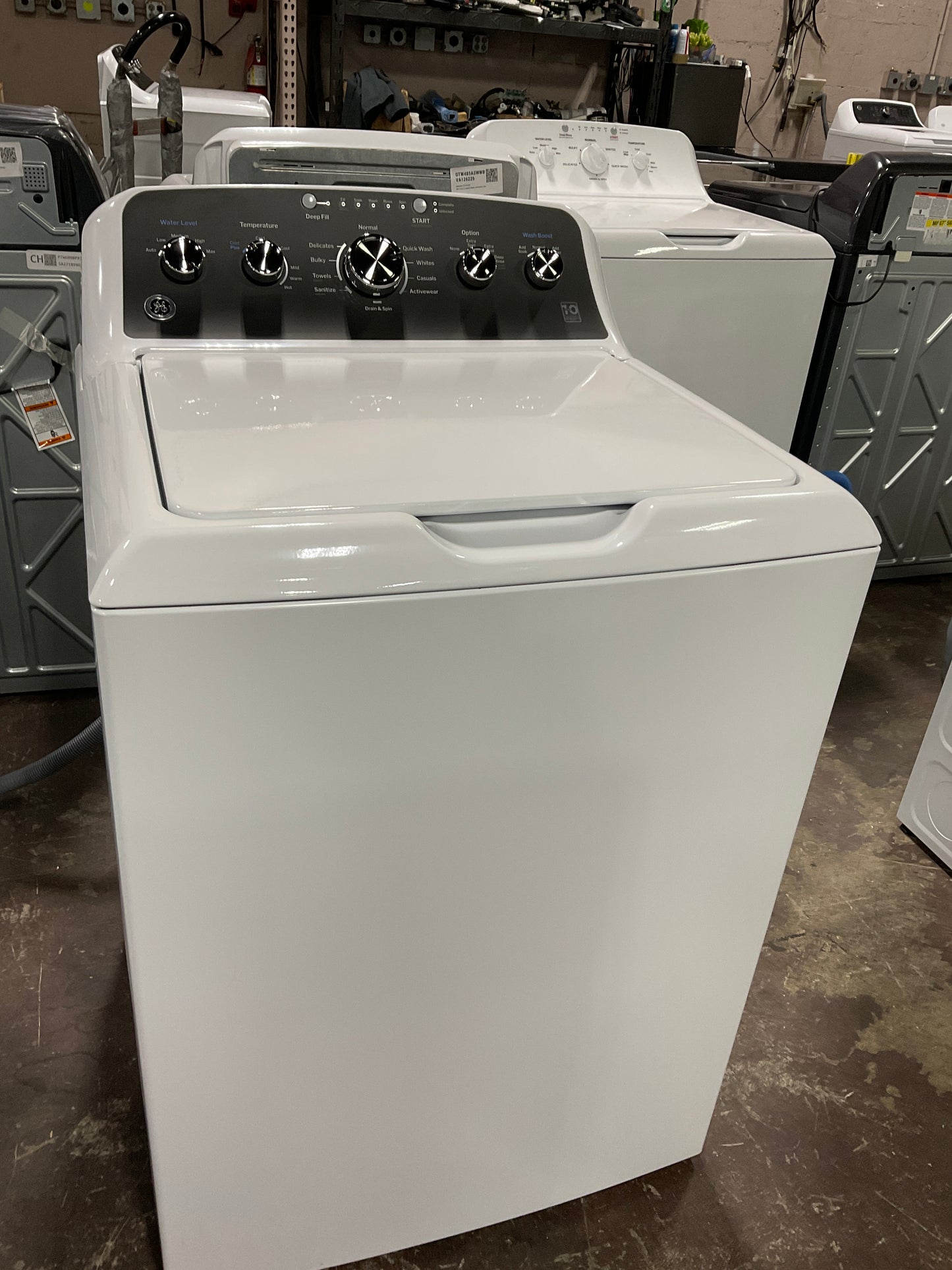 Front view, door closed