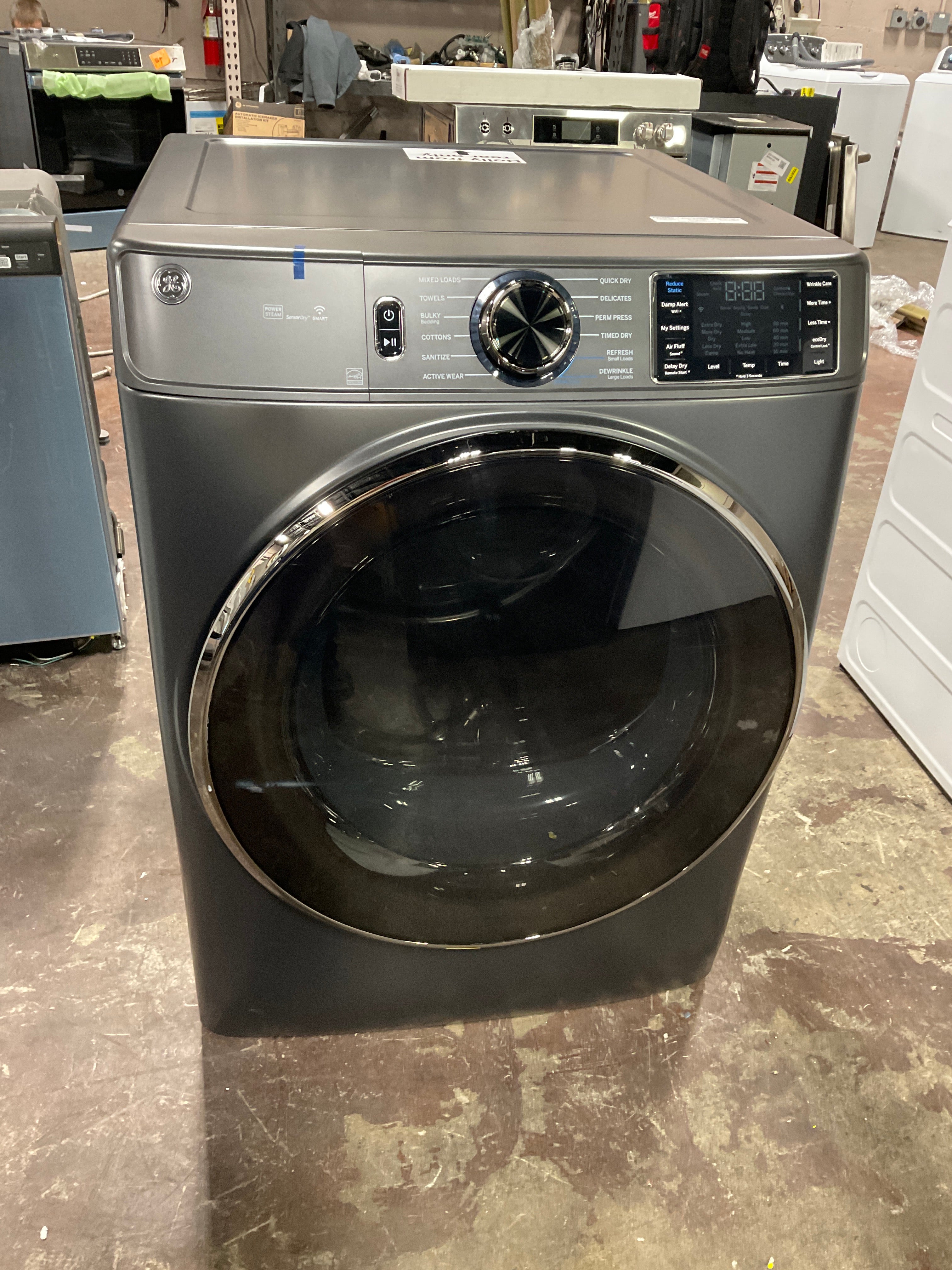 Front view, door closed