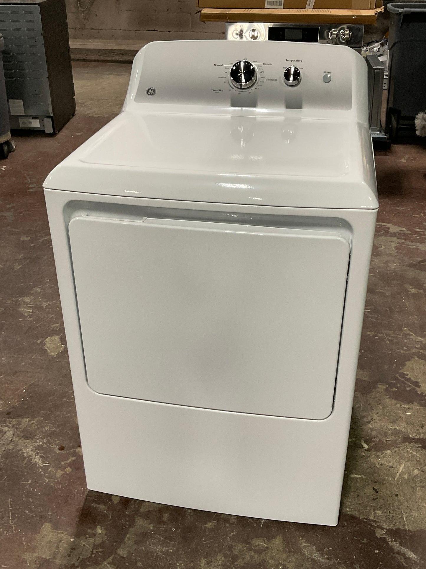 Front view, door closed