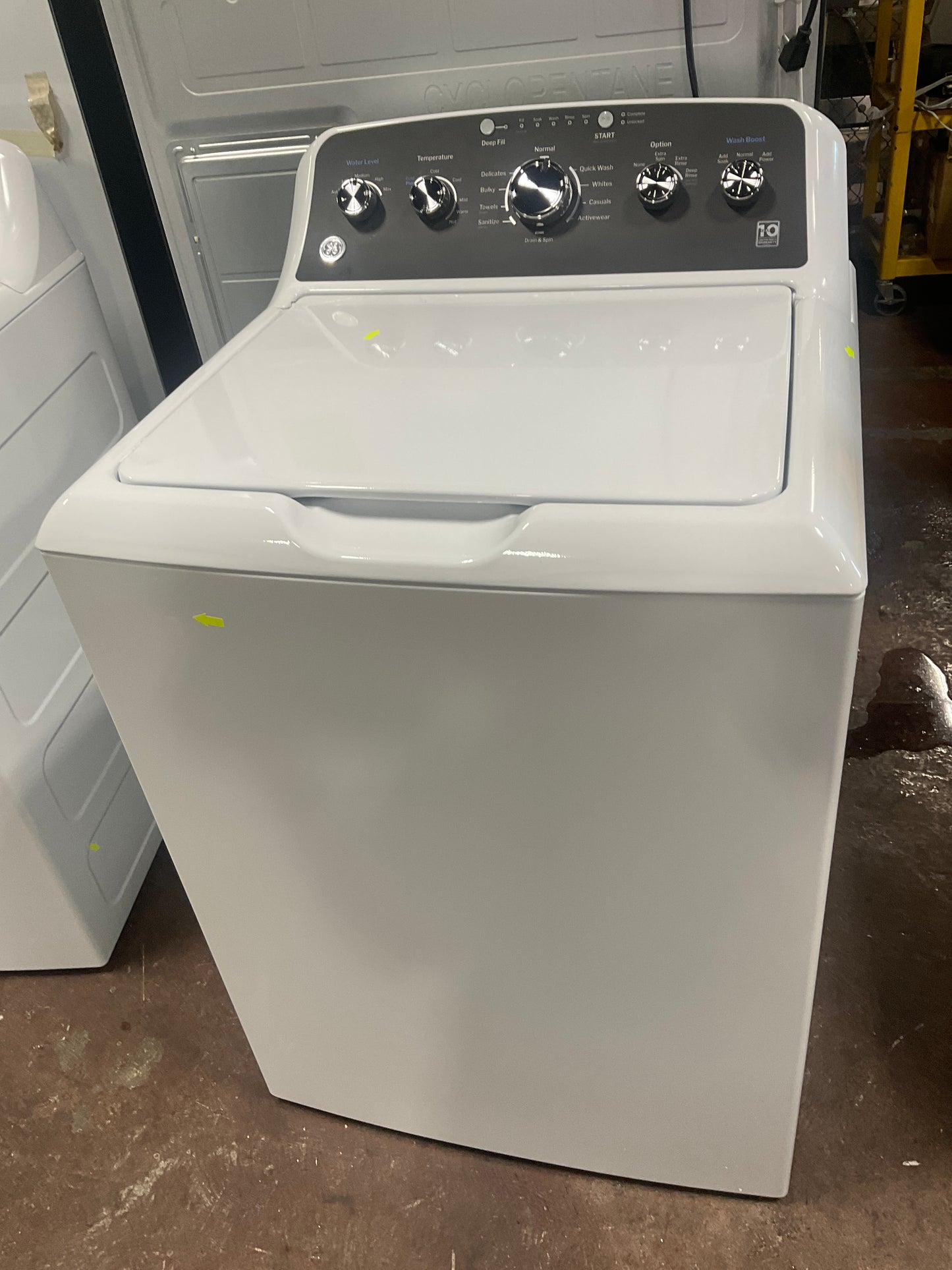 Front view, door closed