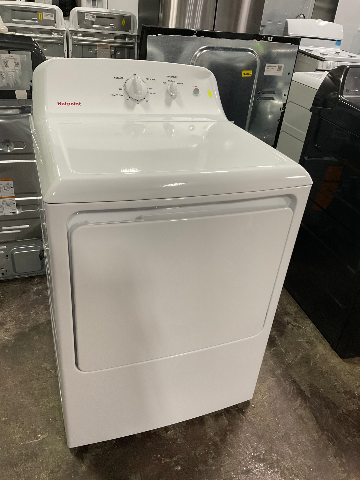 Front view, door closed