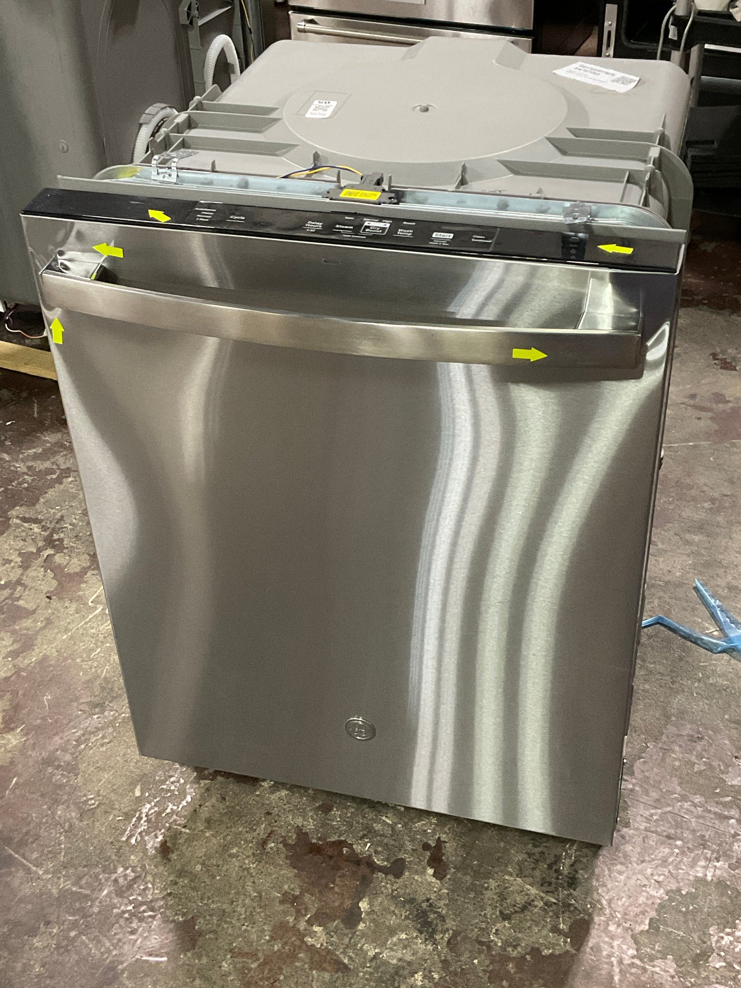 Front view, doors closed