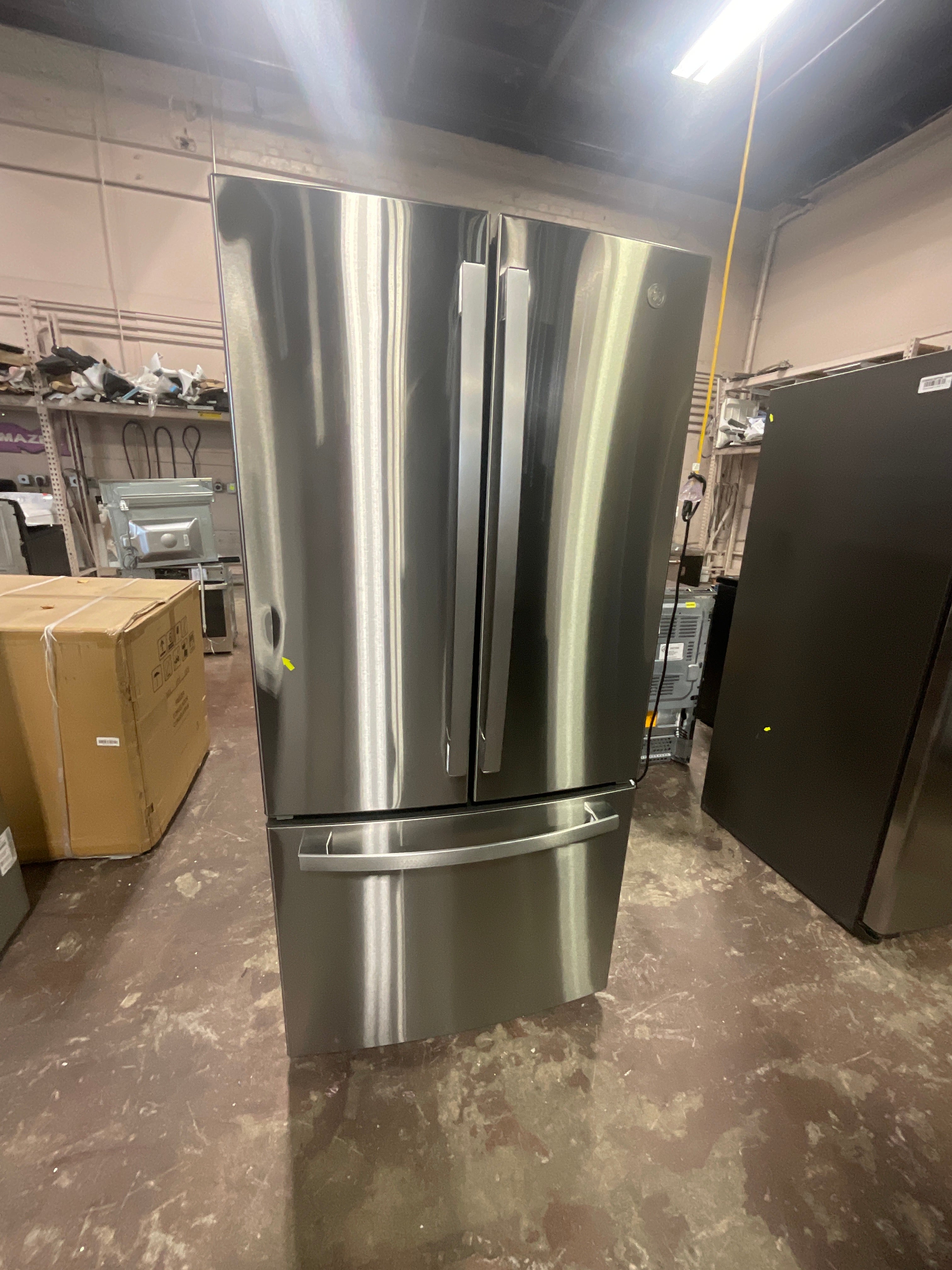 Front view, door closed