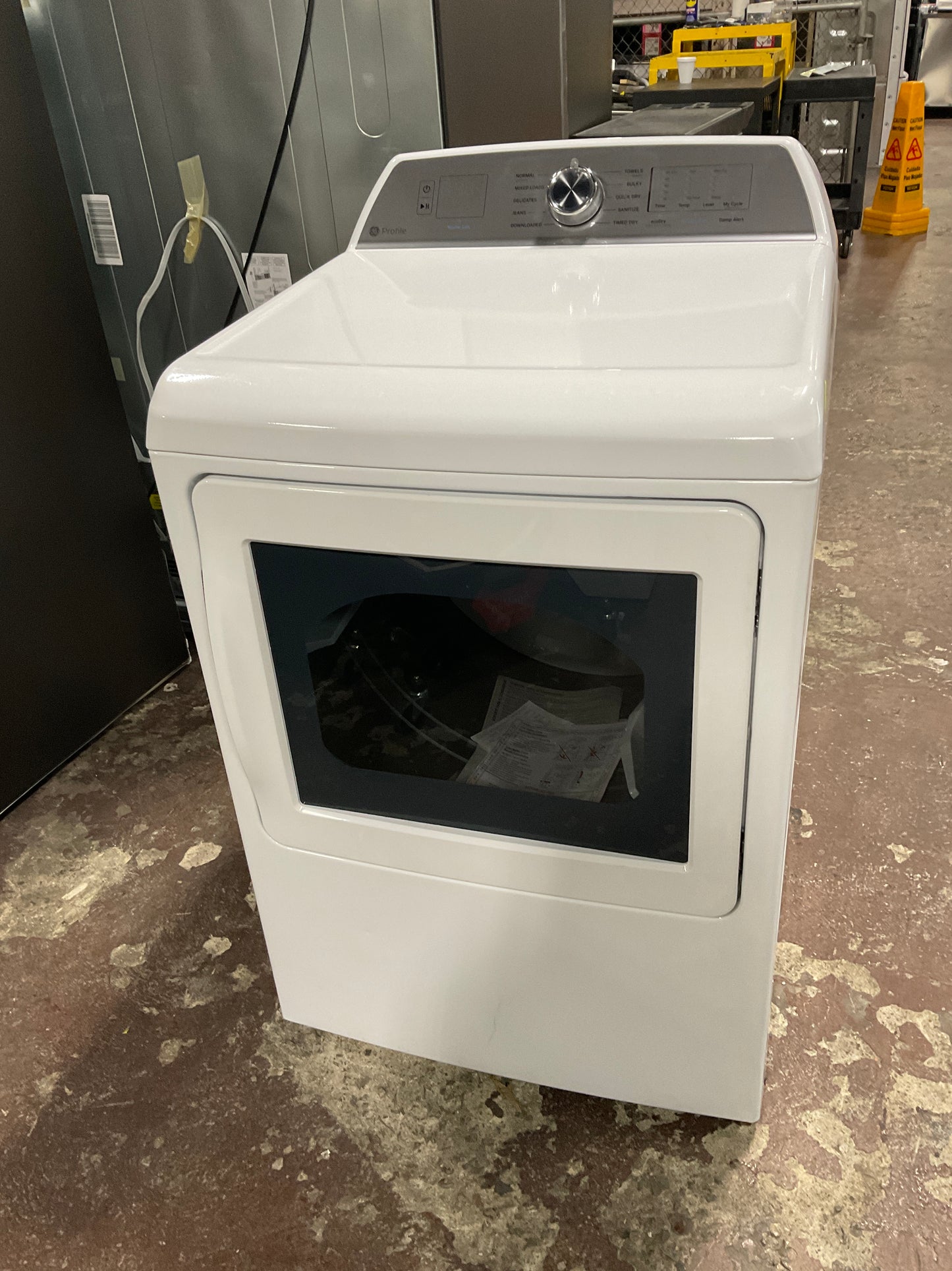 Front view, door closed