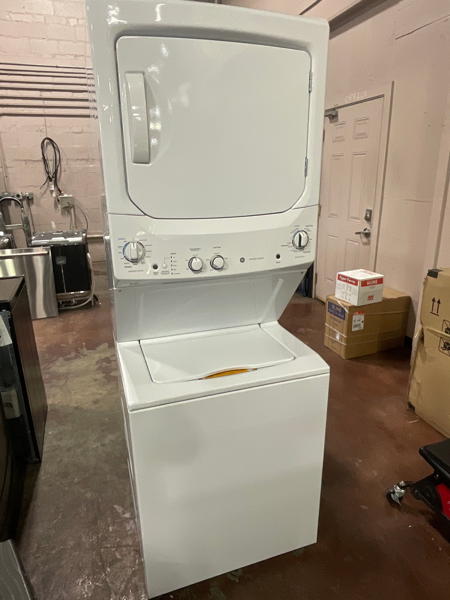 Front view, doors closed