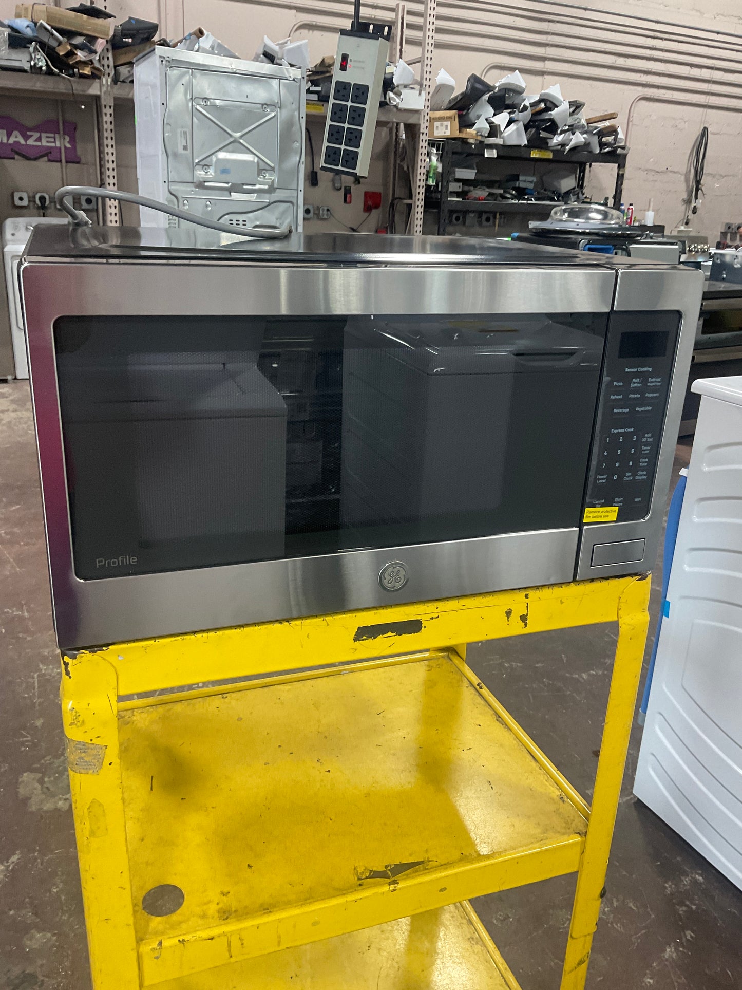 Front view, door closed