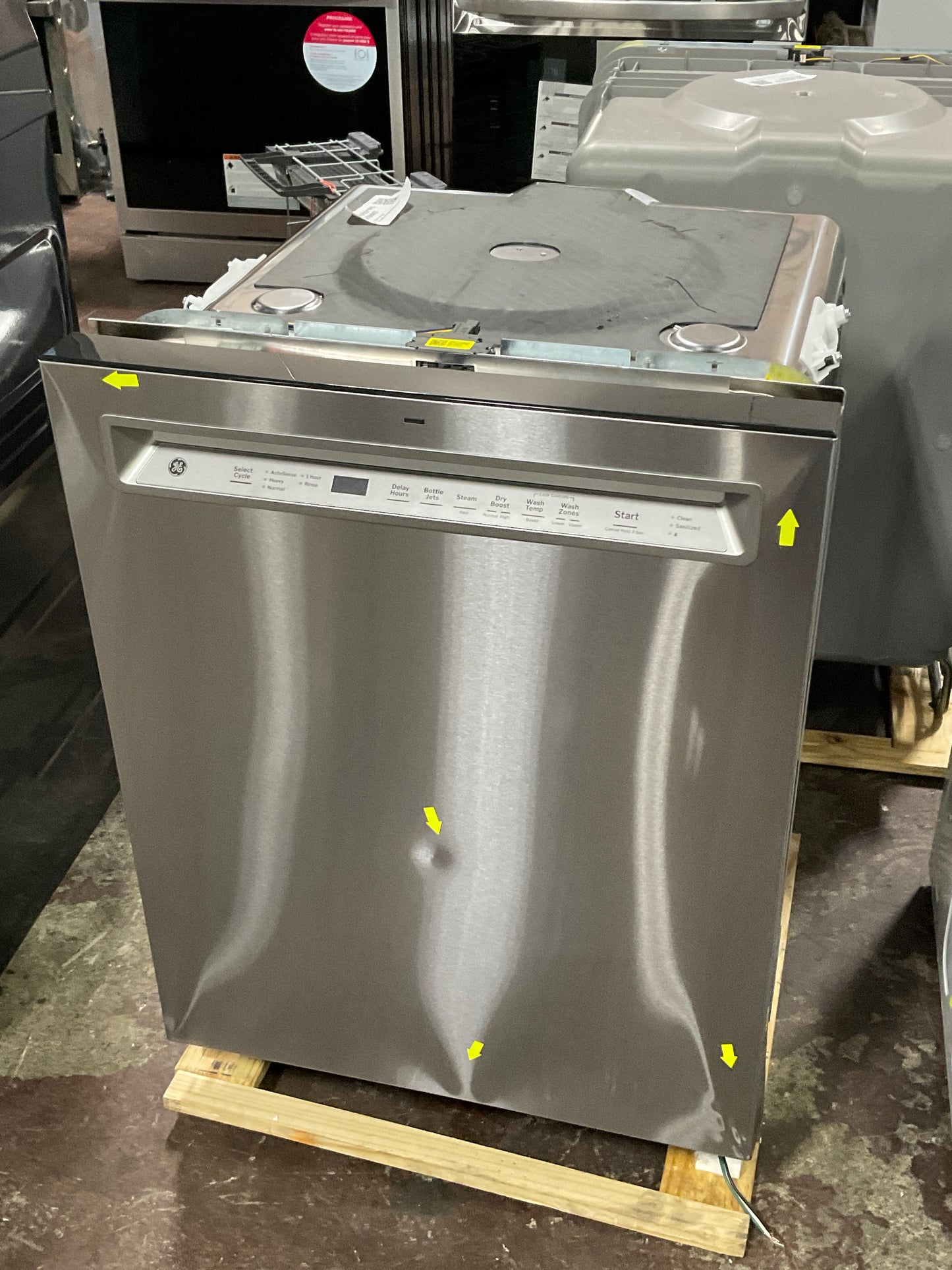 Front view, doors closed