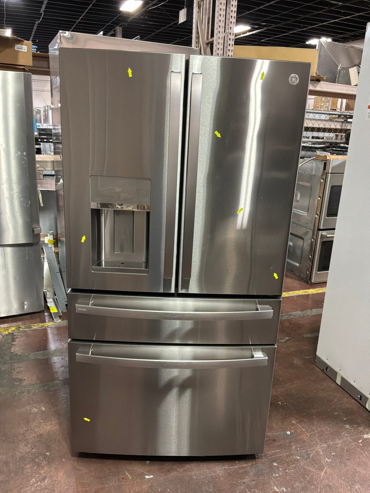 Front view, door closed