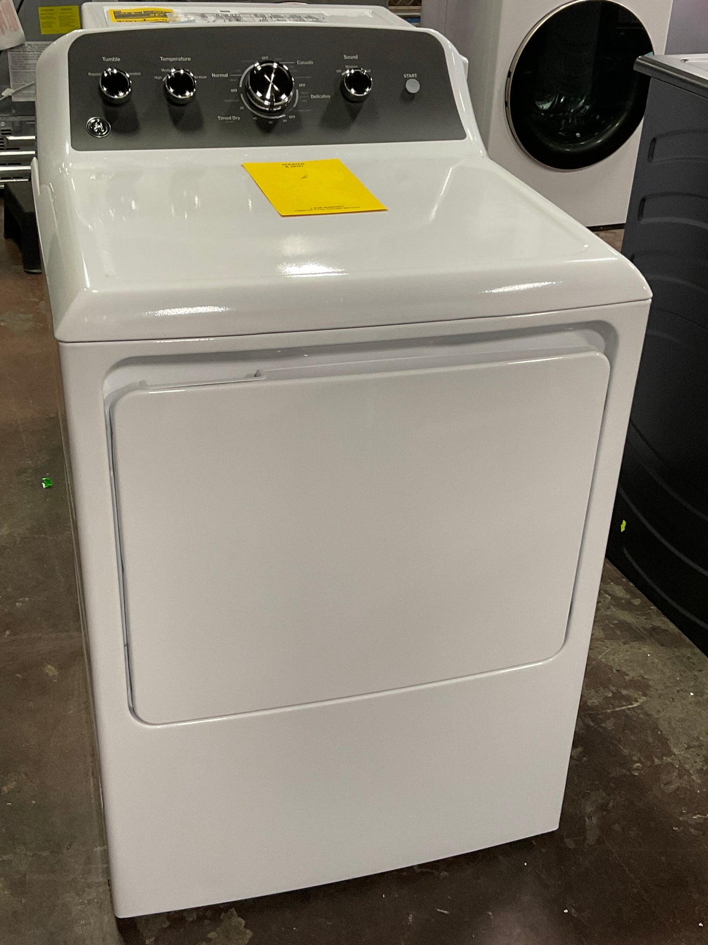 Front view, door closed