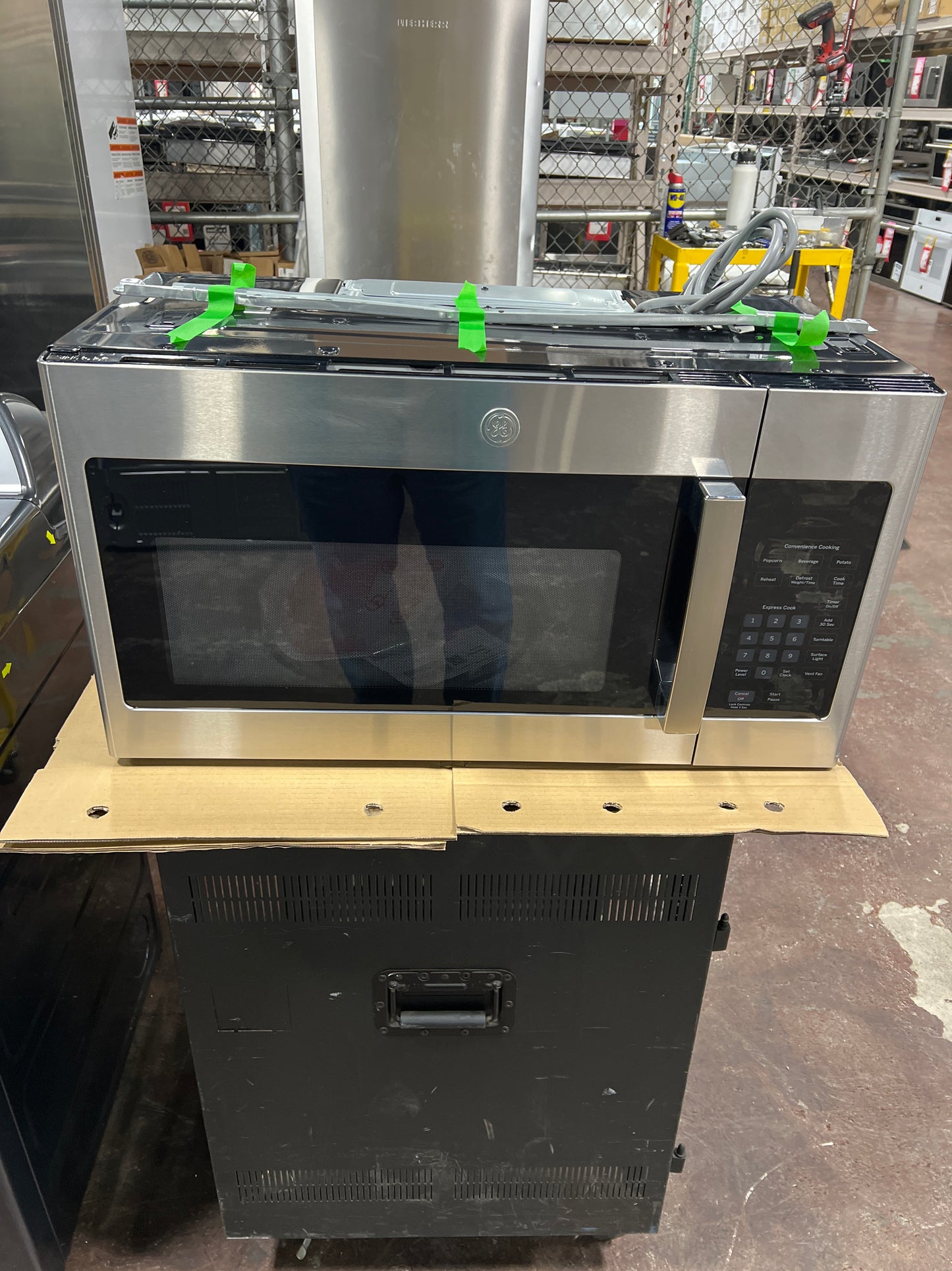 Front view, door closed