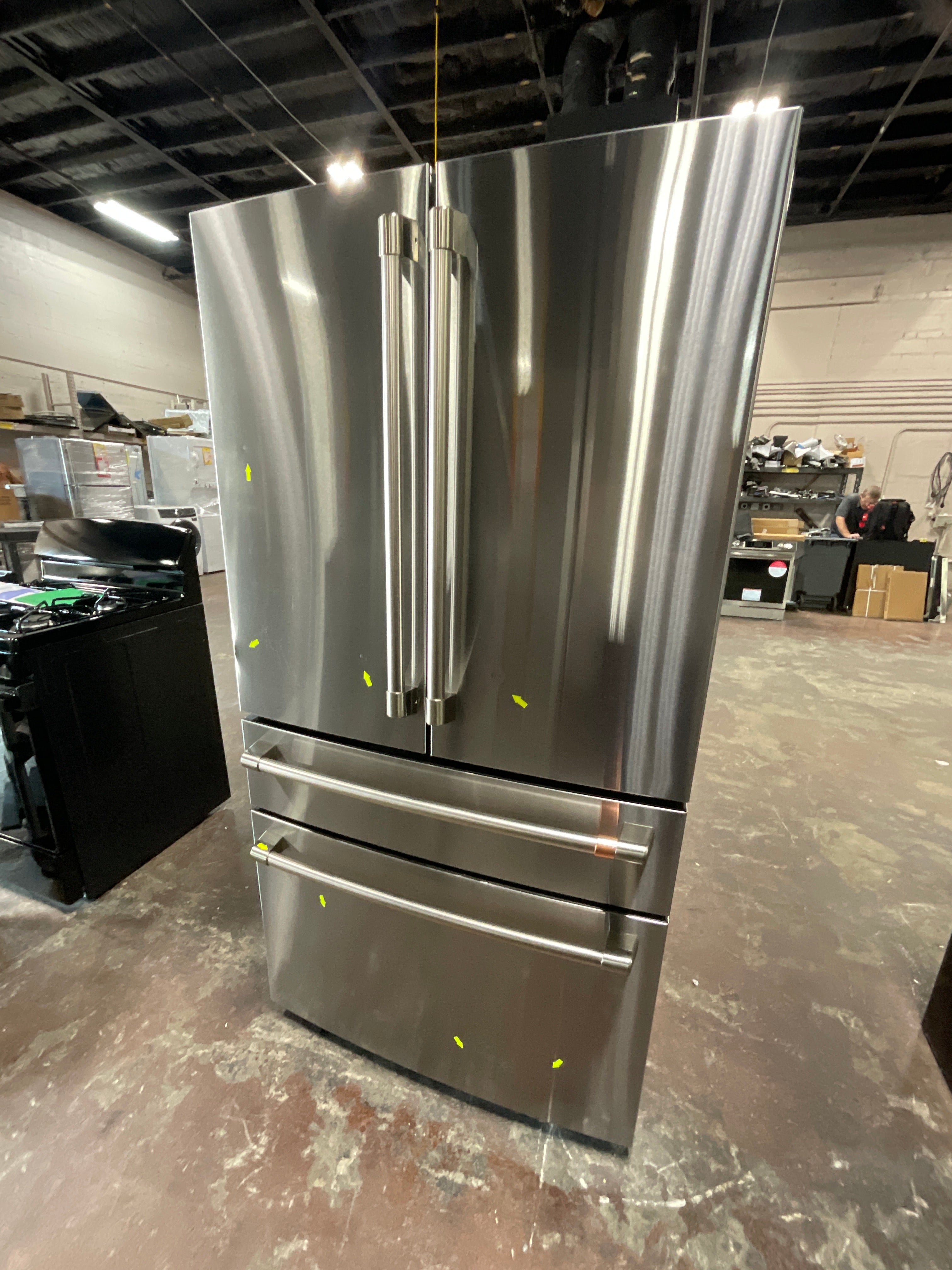 Front view, door closed