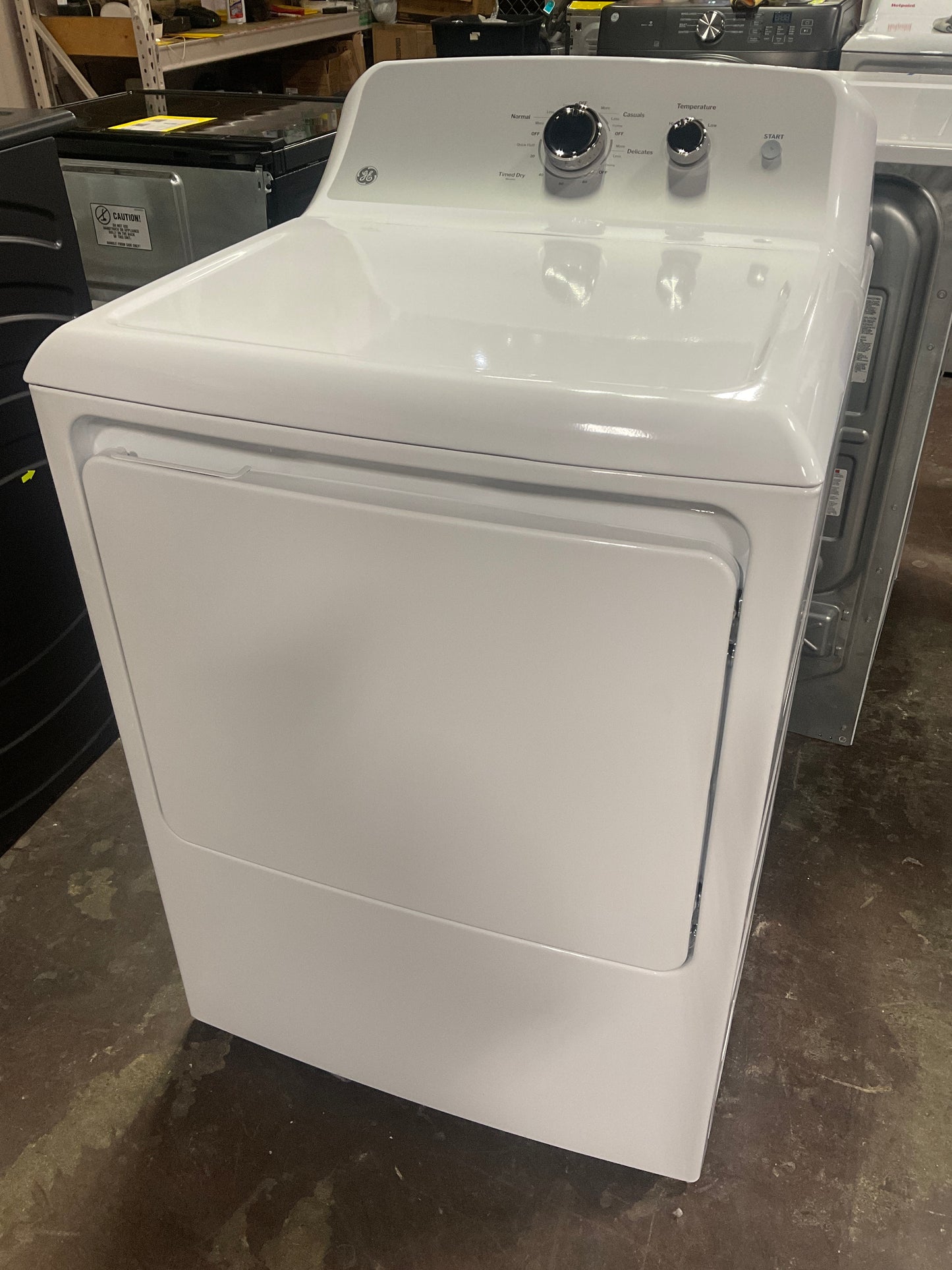 Front view, door closed