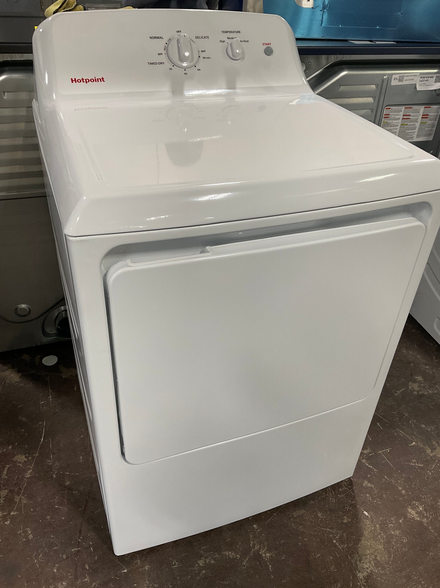 Front view, door closed