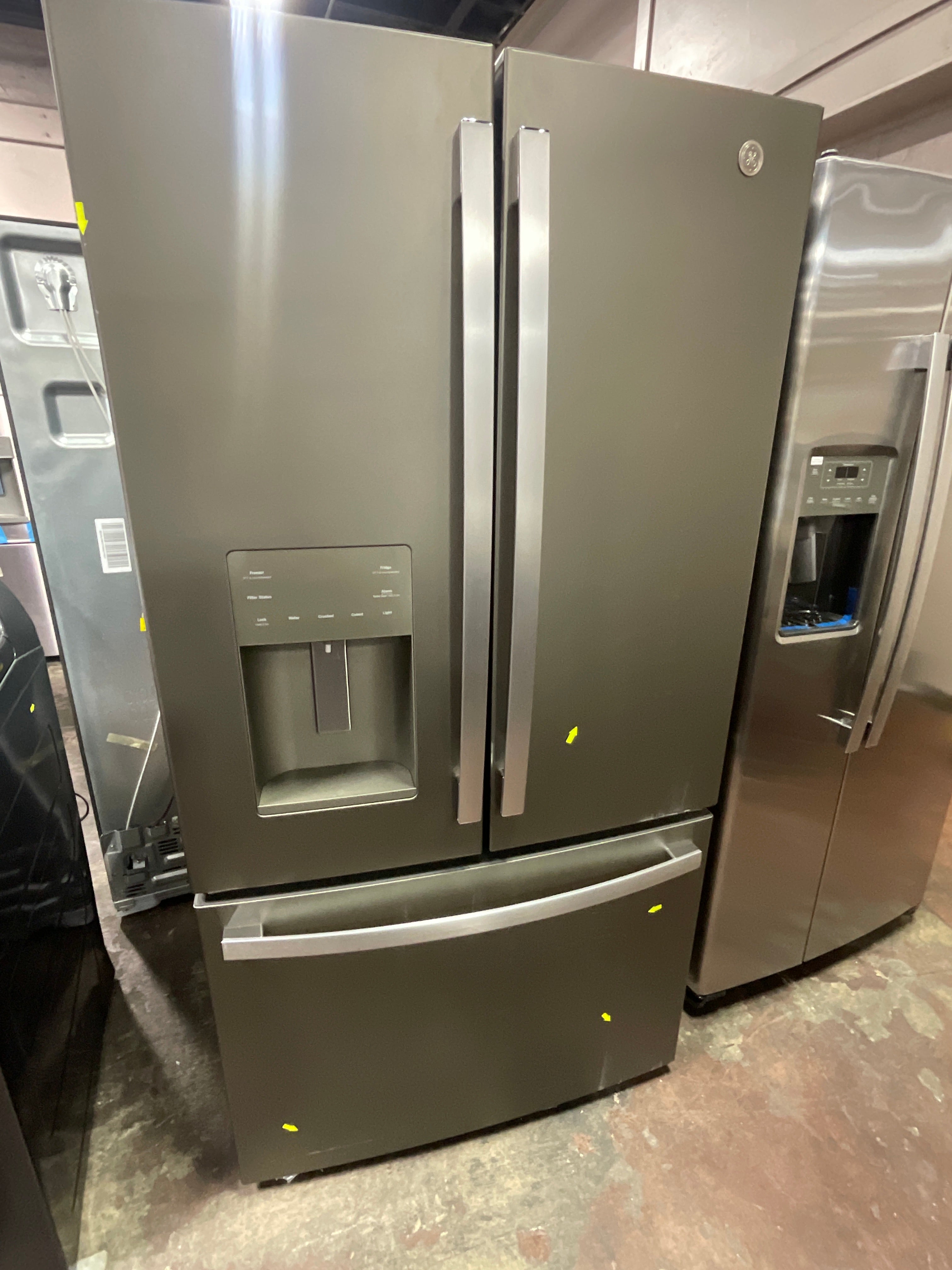 Front view, door closed