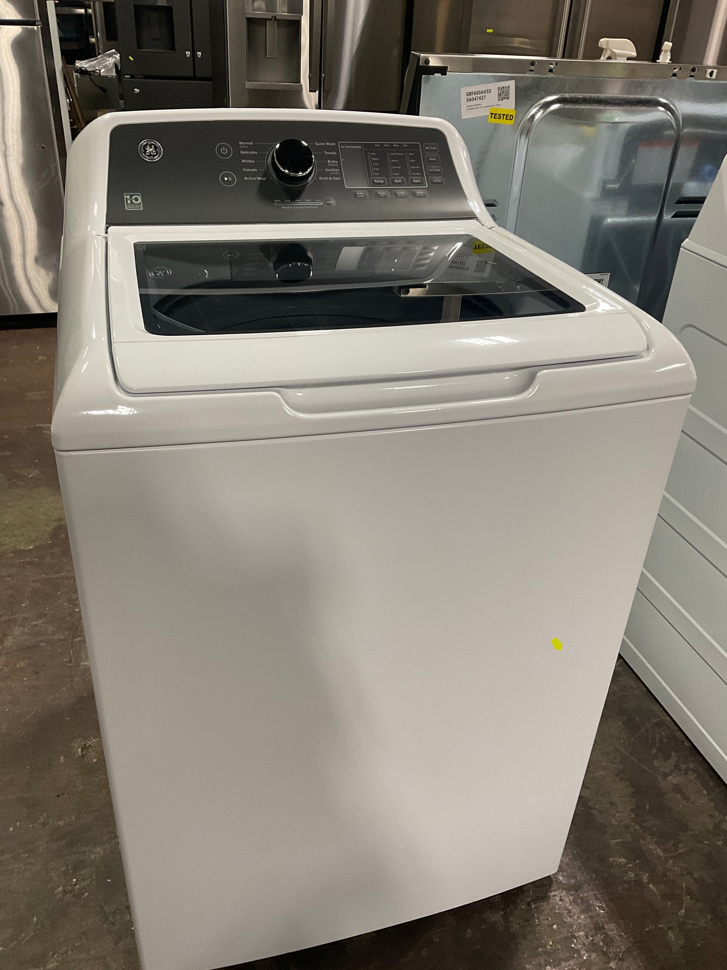 Front view, door closed