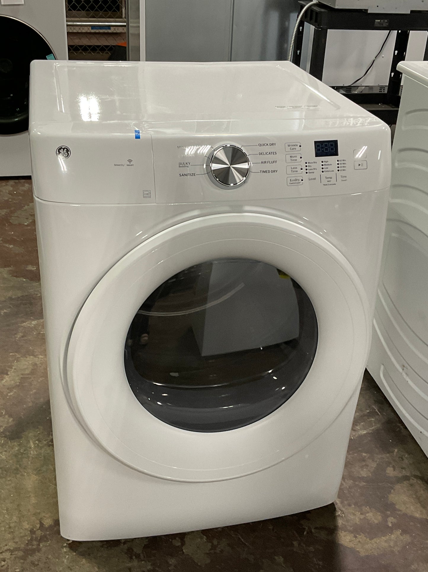 Front view, door closed