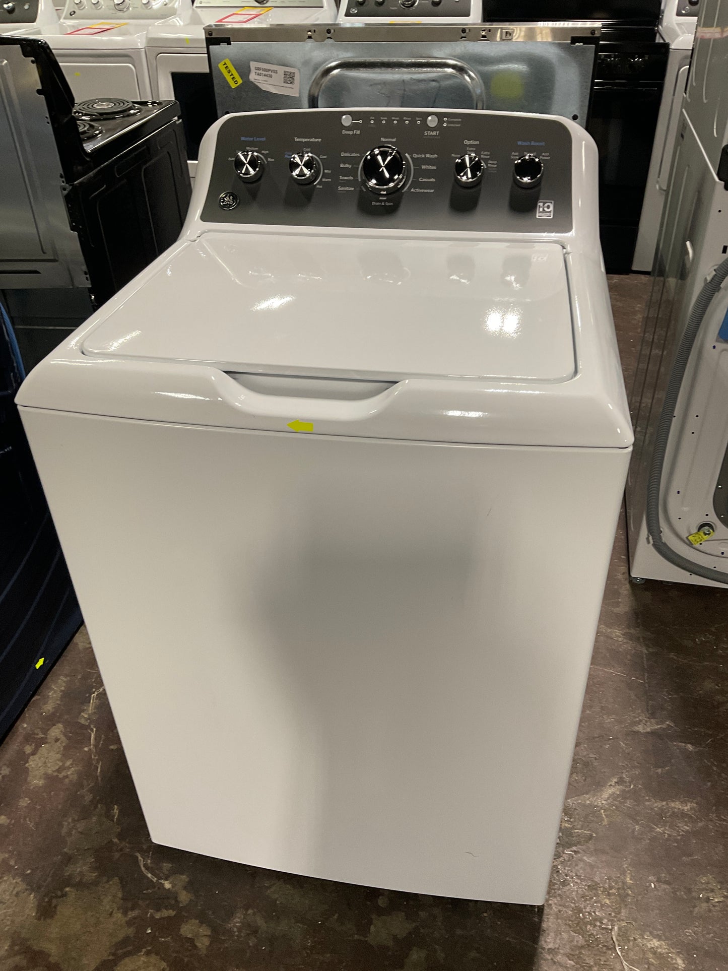 Front view, door closed