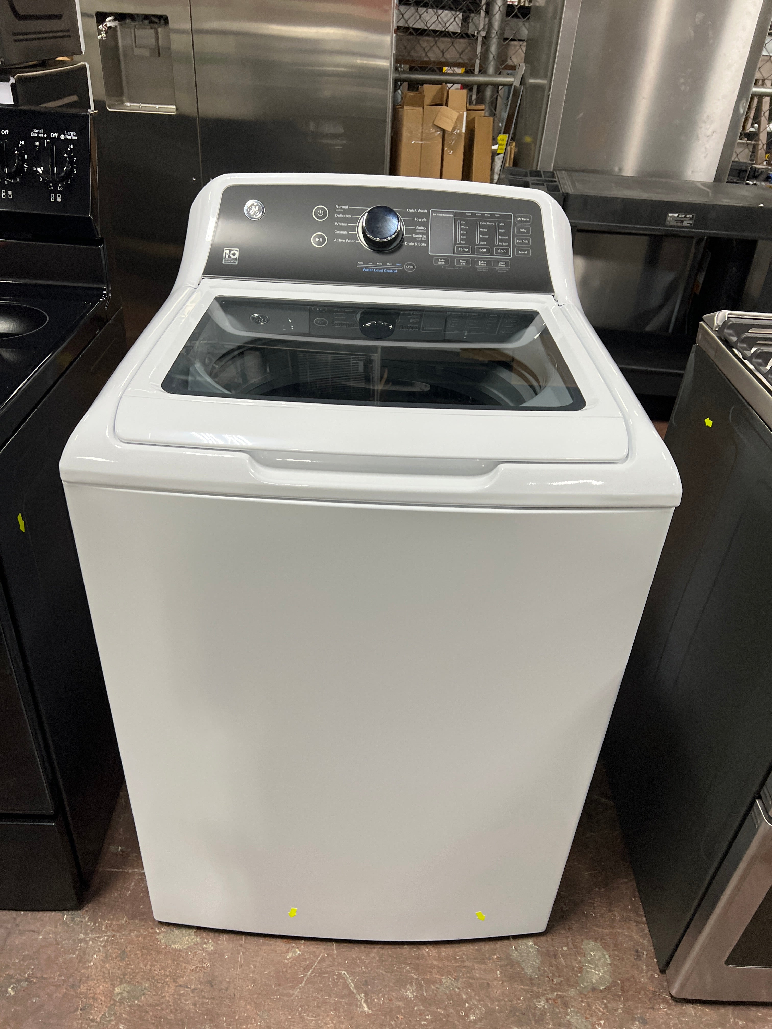 Front view, door closed