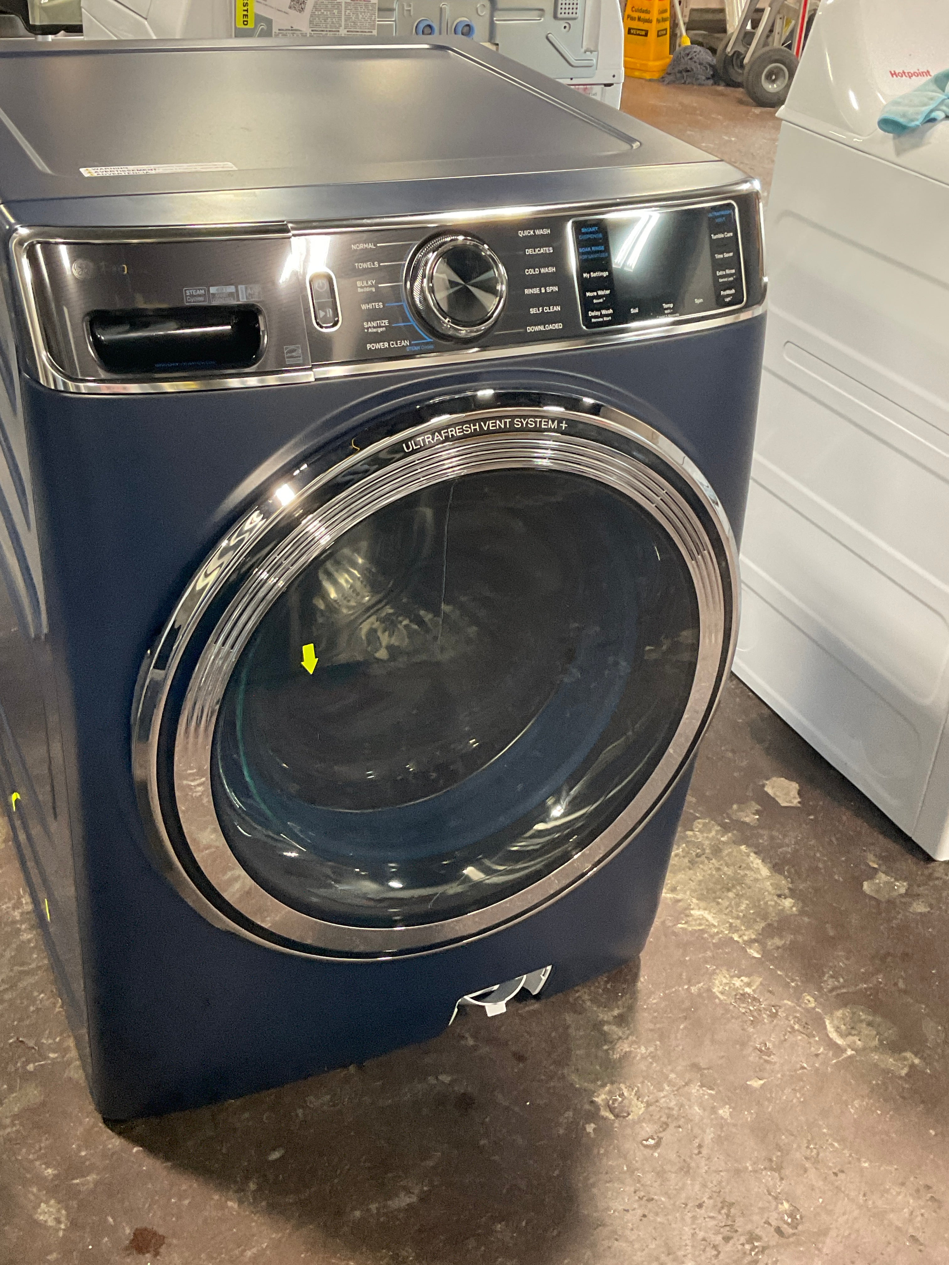 Front view, door closed