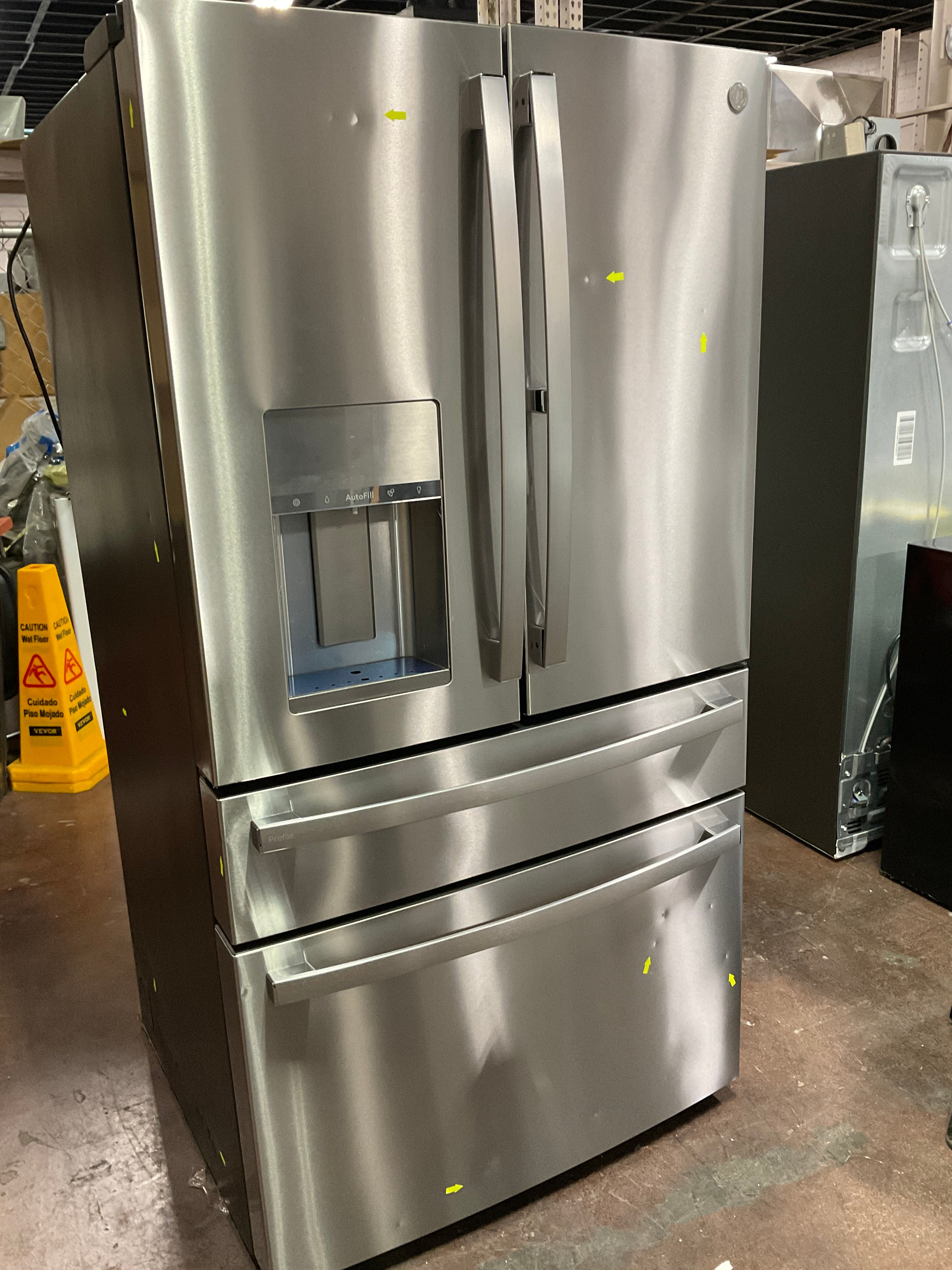 Front view, door closed