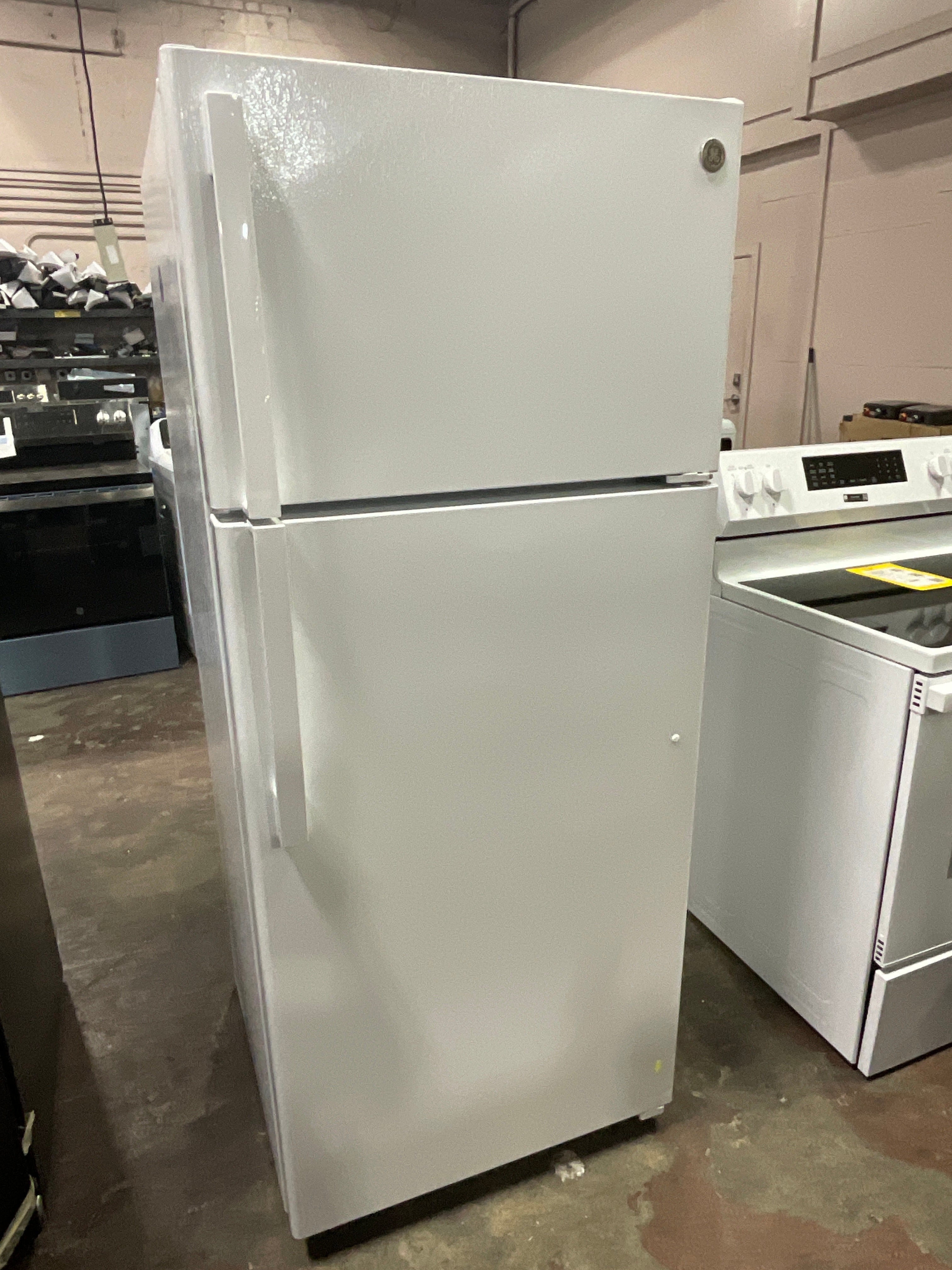 Front view, door closed