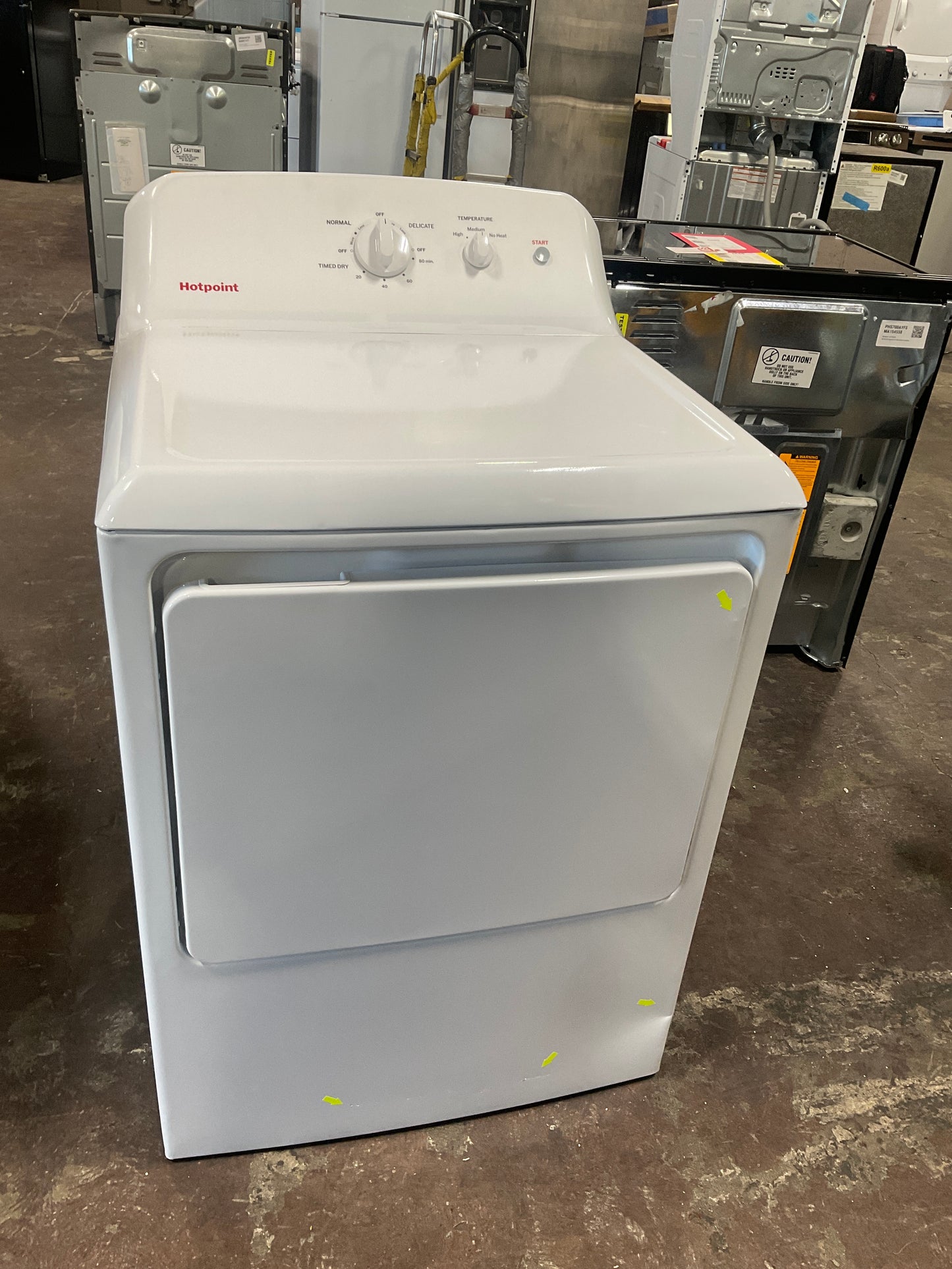 Front view, door closed