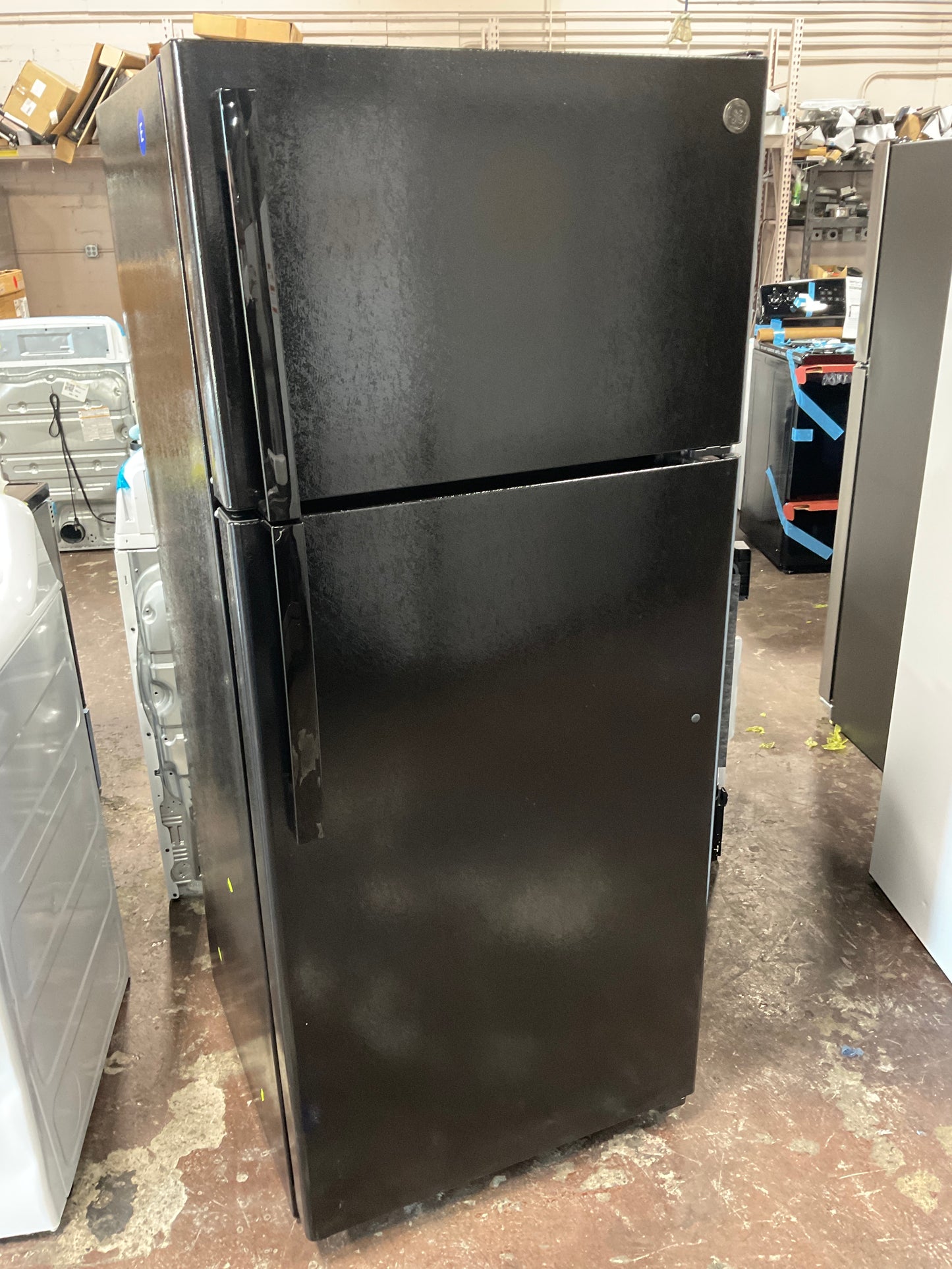 Front view, door closed