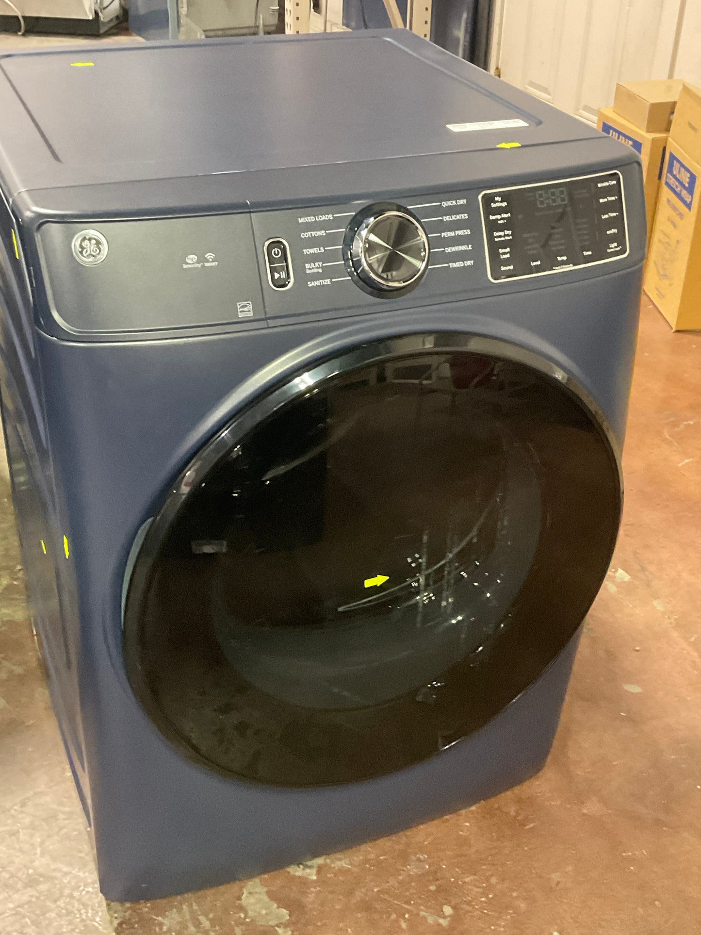 Front view, door closed