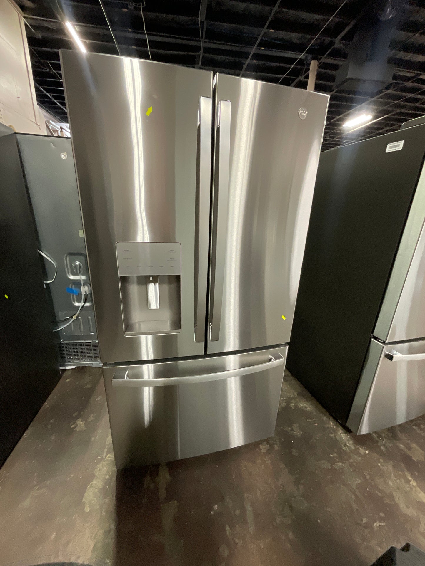 Front view, door closed