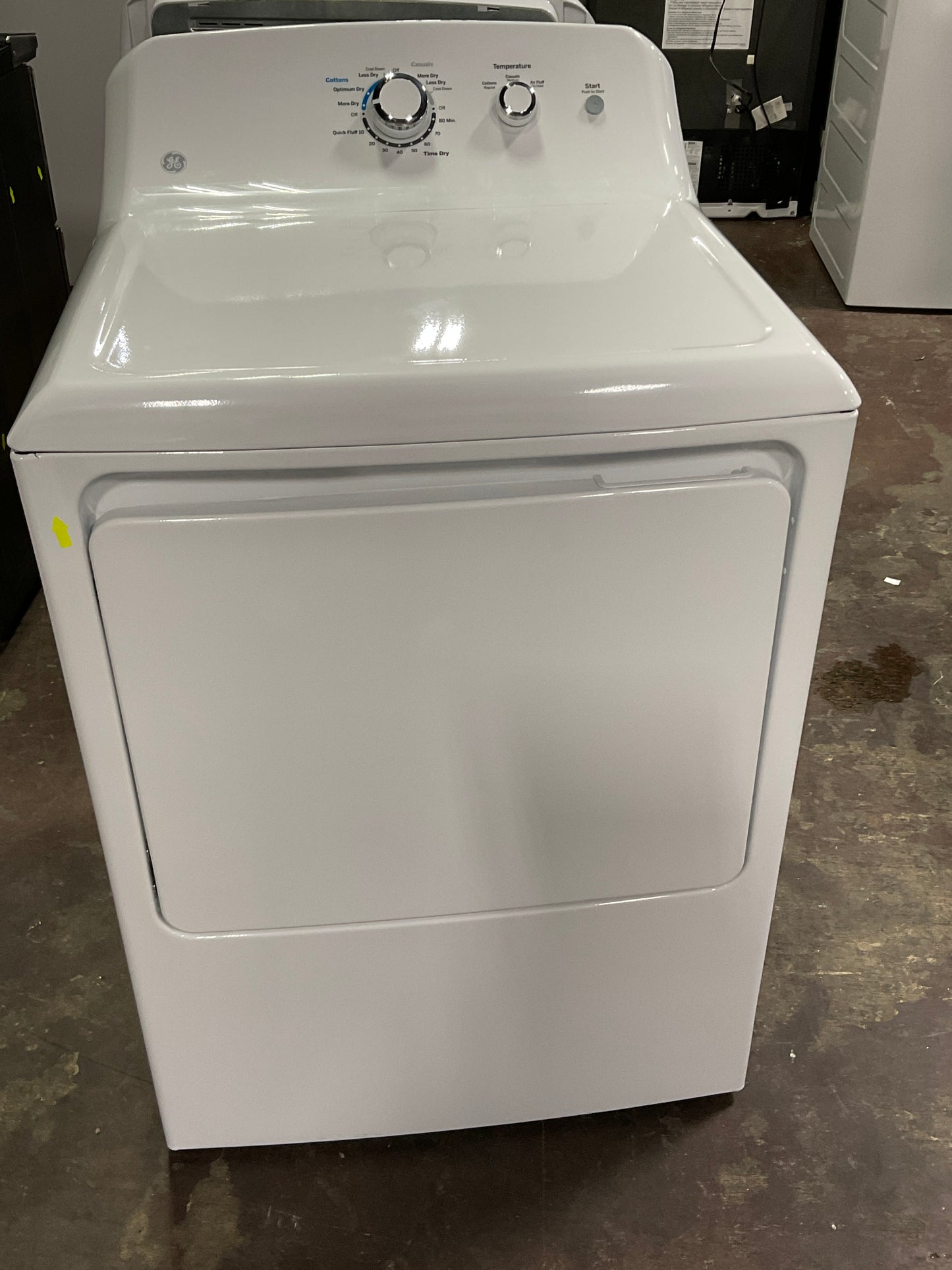 Front view, door closed