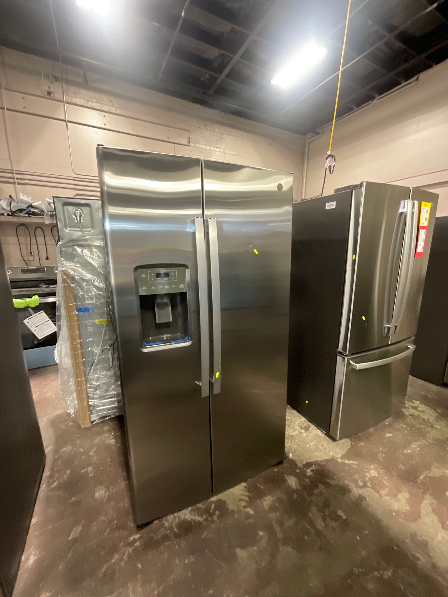 Front view, door closed