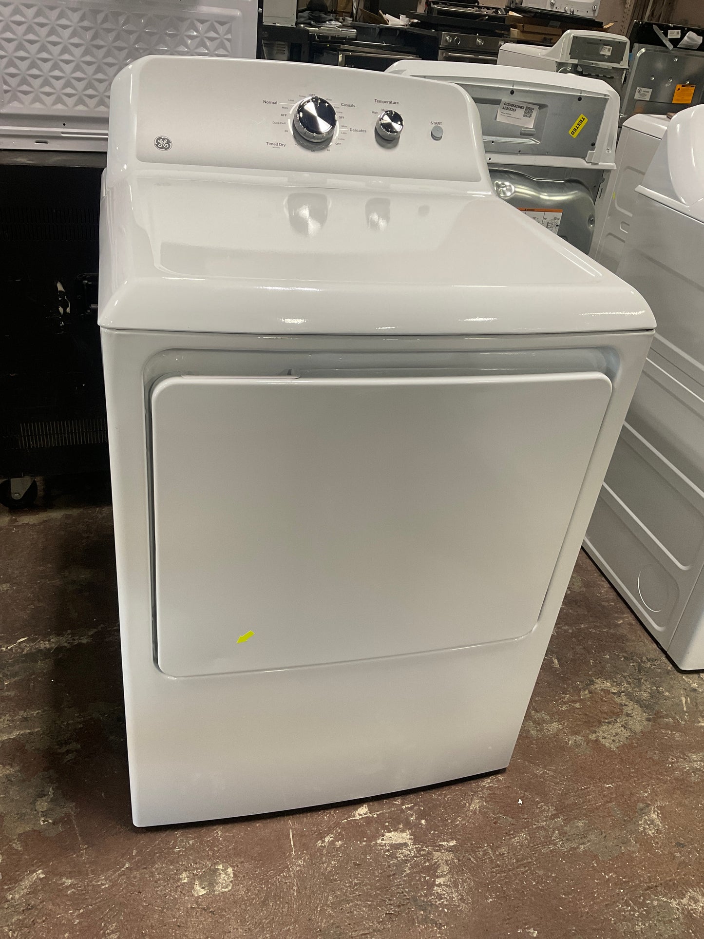 Front view, door closed