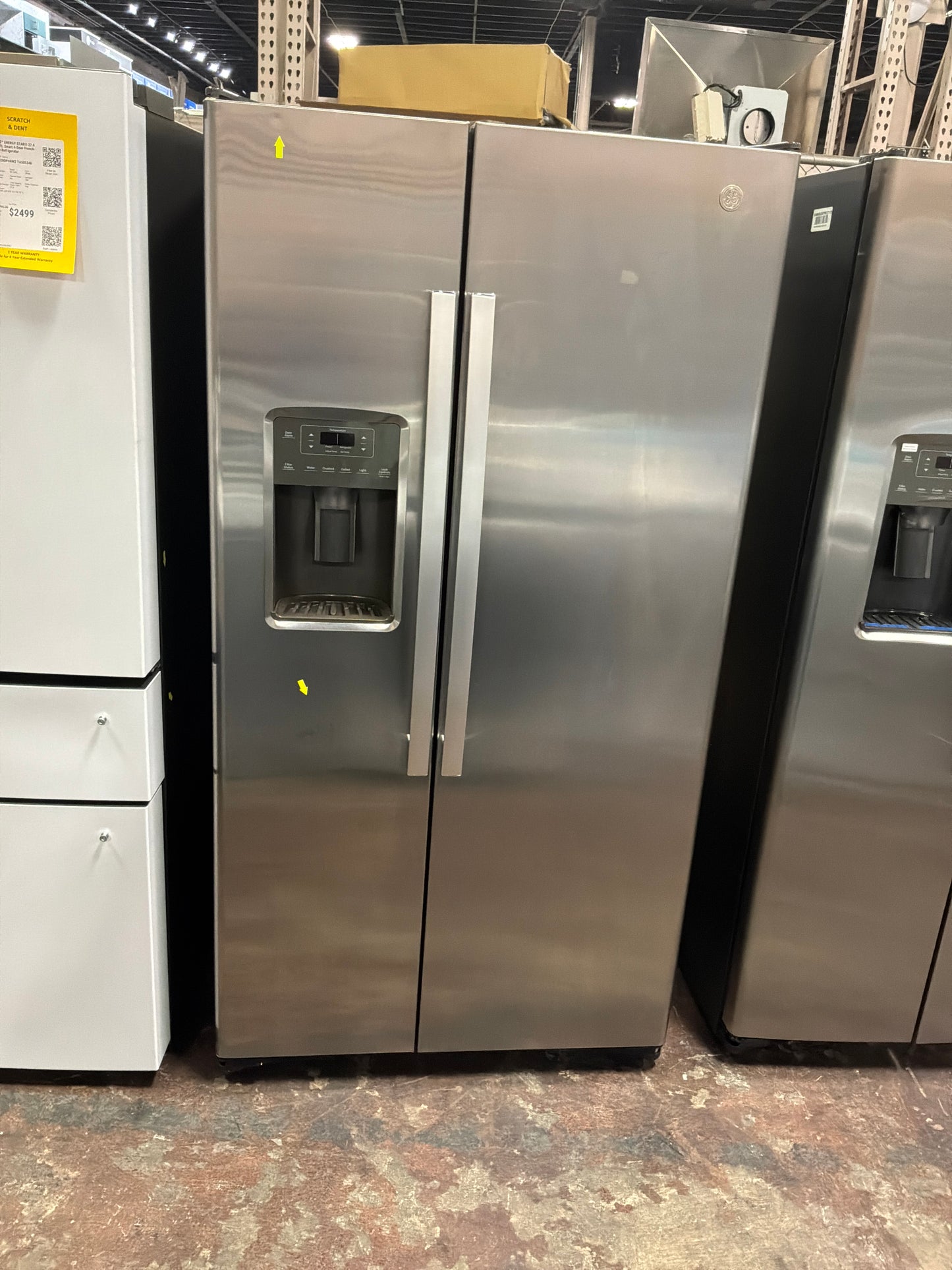 Front view, door closed